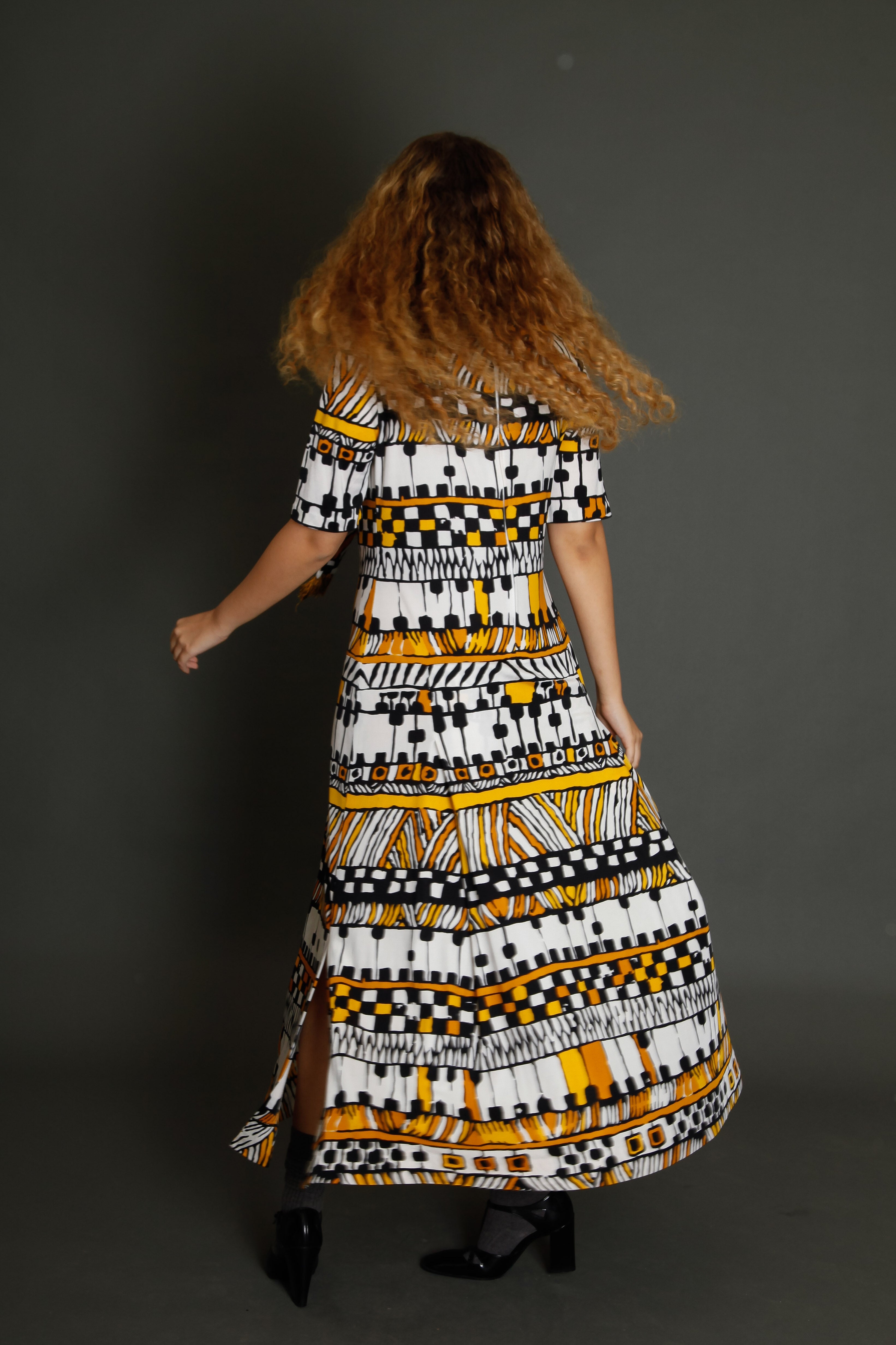 70s Tricosa Jersey Long Dress