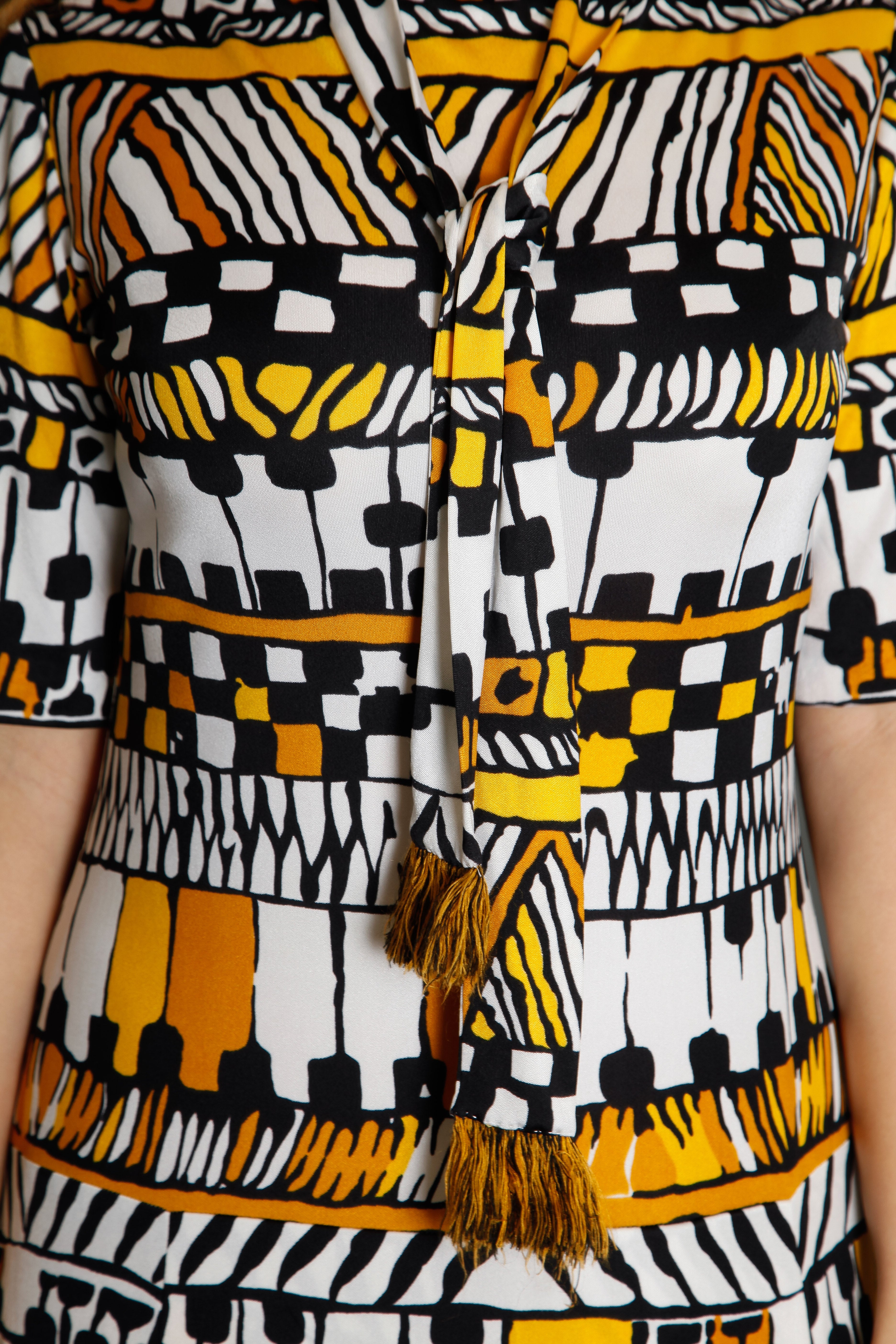 70s Tricosa Jersey Long Dress