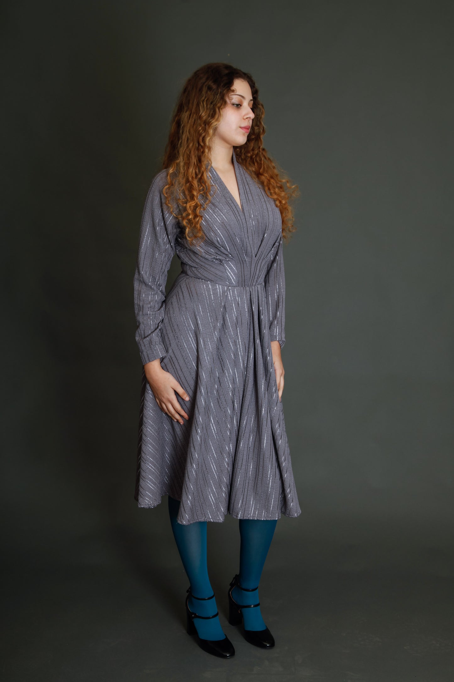 Schubette 70s Jersey Disco Diva Dress
