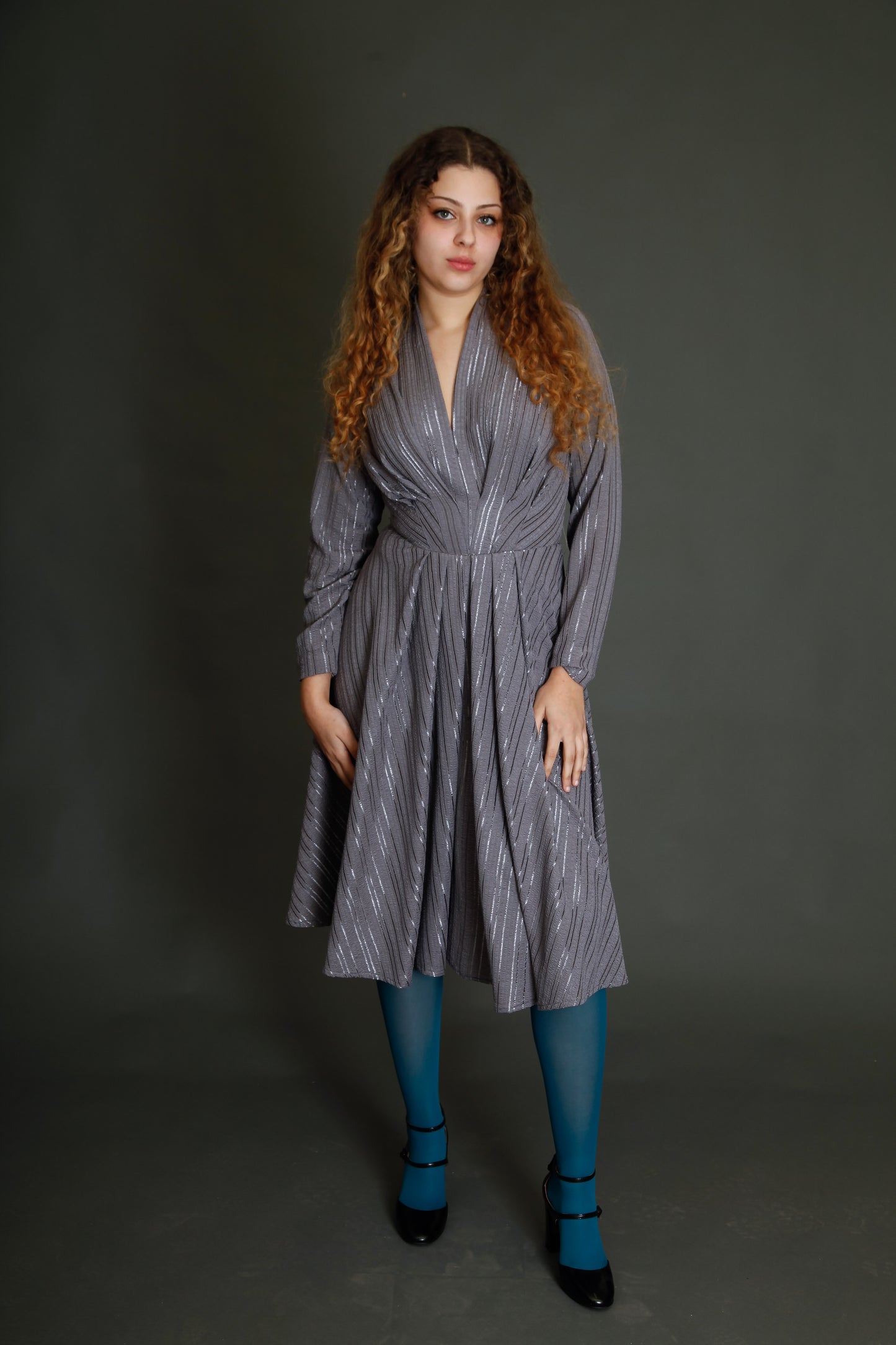 Schubette 70s Jersey Disco Diva Dress