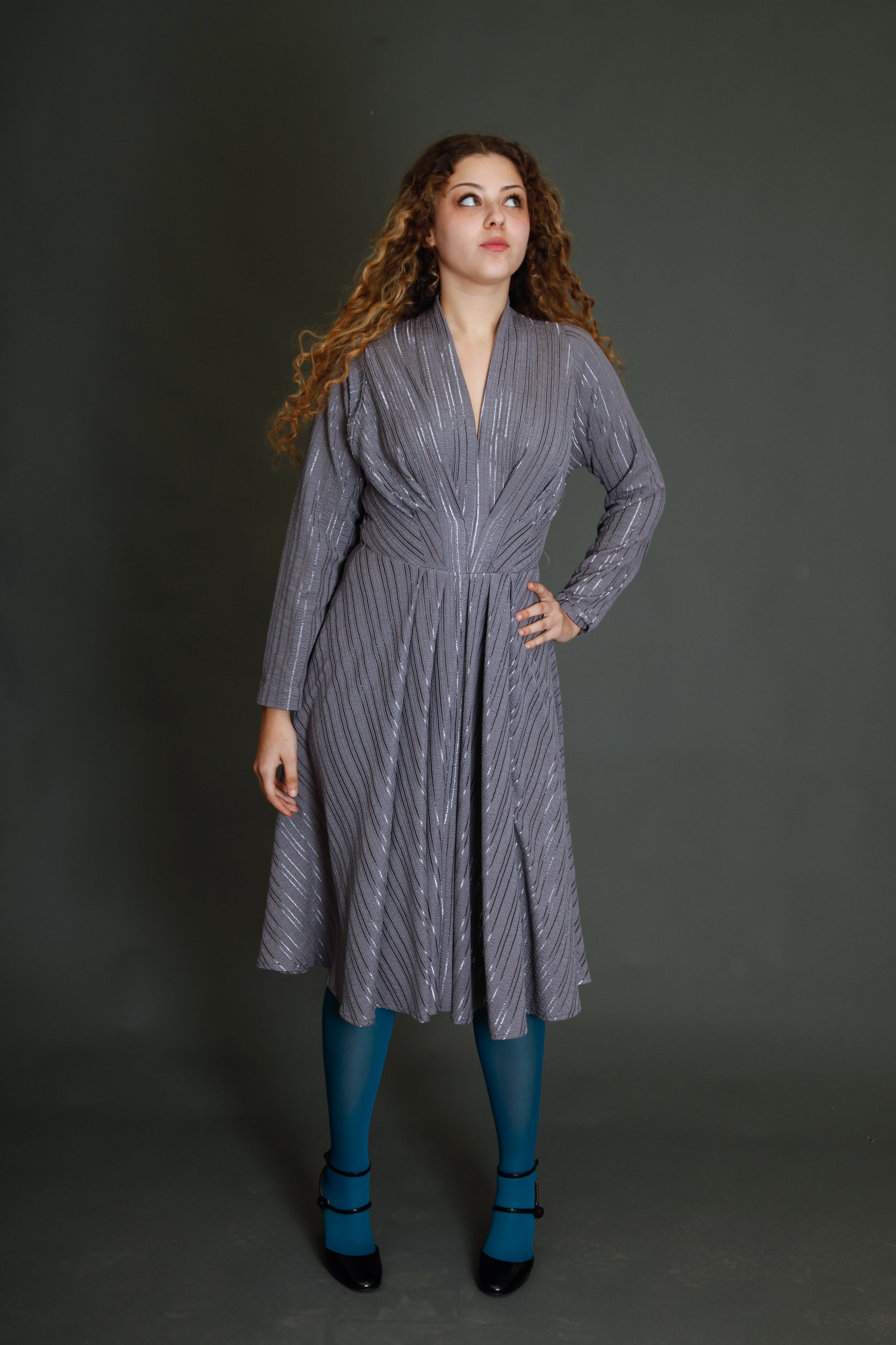 Schubette 70s Jersey Disco Diva Dress