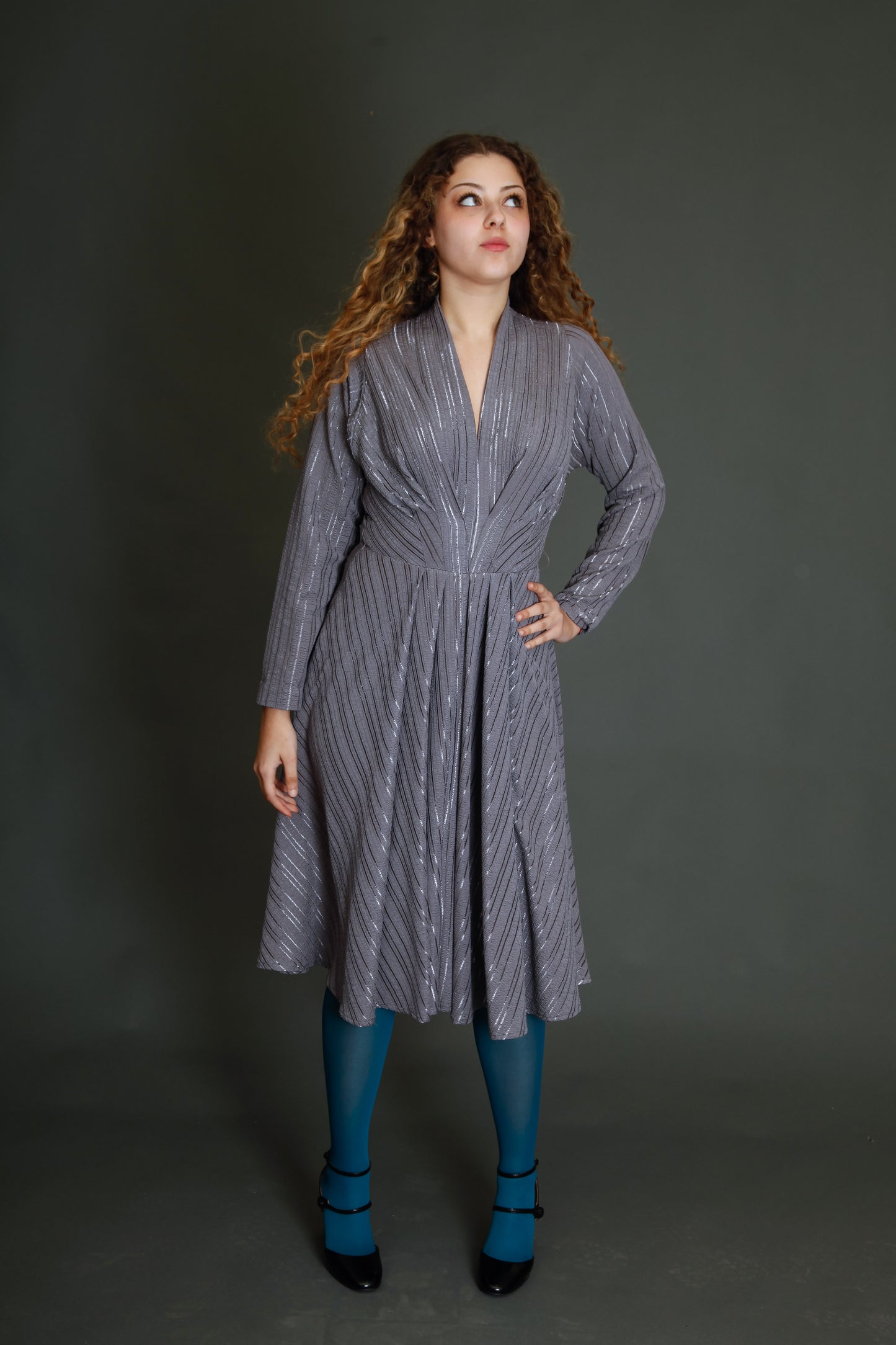 Schubette 70s Jersey Disco Diva Dress