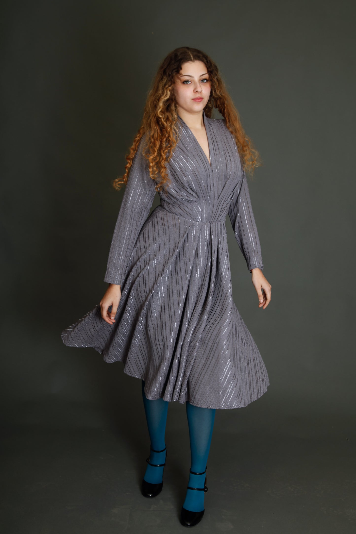 Schubette 70s Jersey Disco Diva Dress