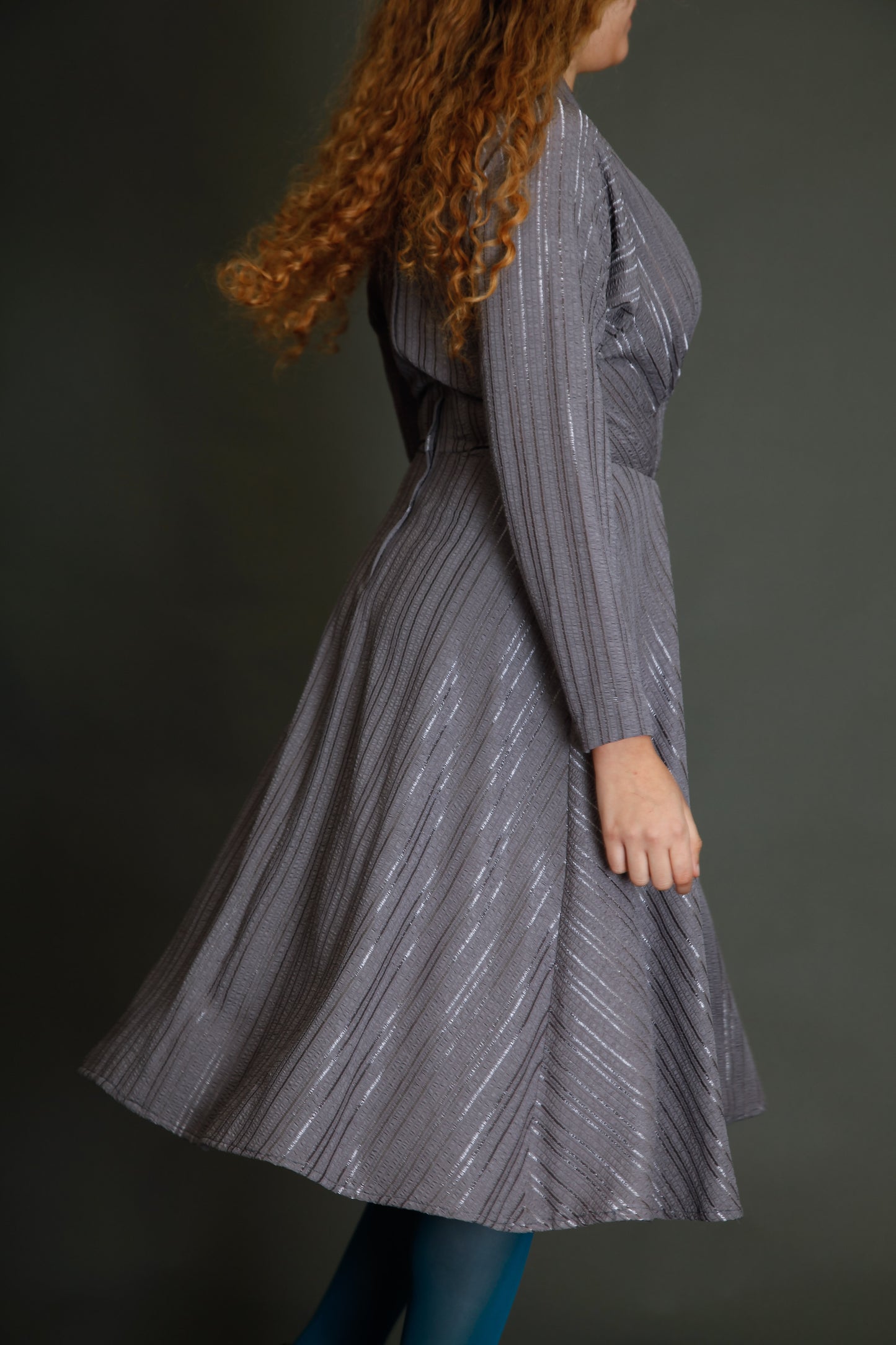 Schubette 70s Jersey Disco Diva Dress