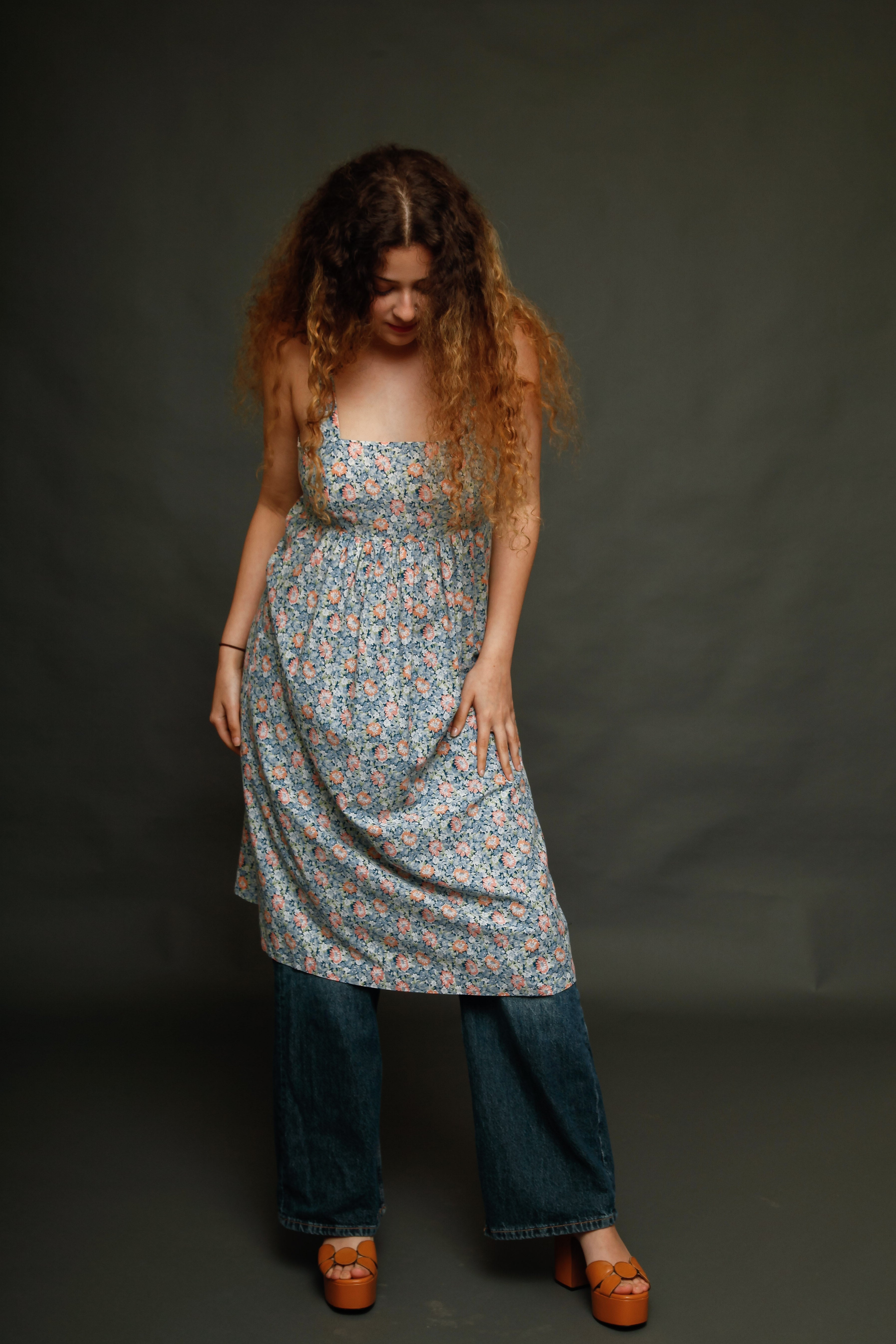 1970 Liberty Print Sundress