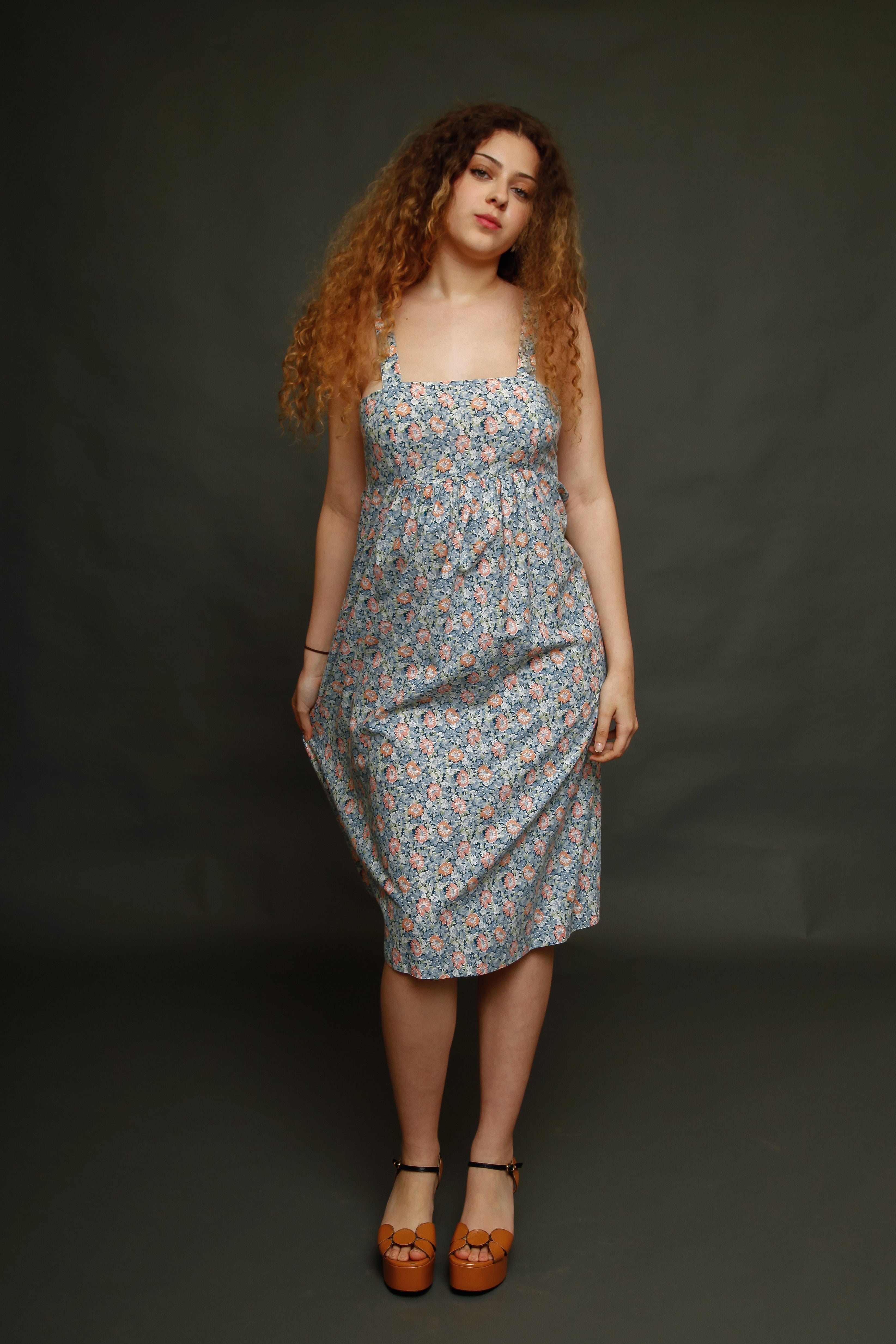 1970 Liberty Print Sundress