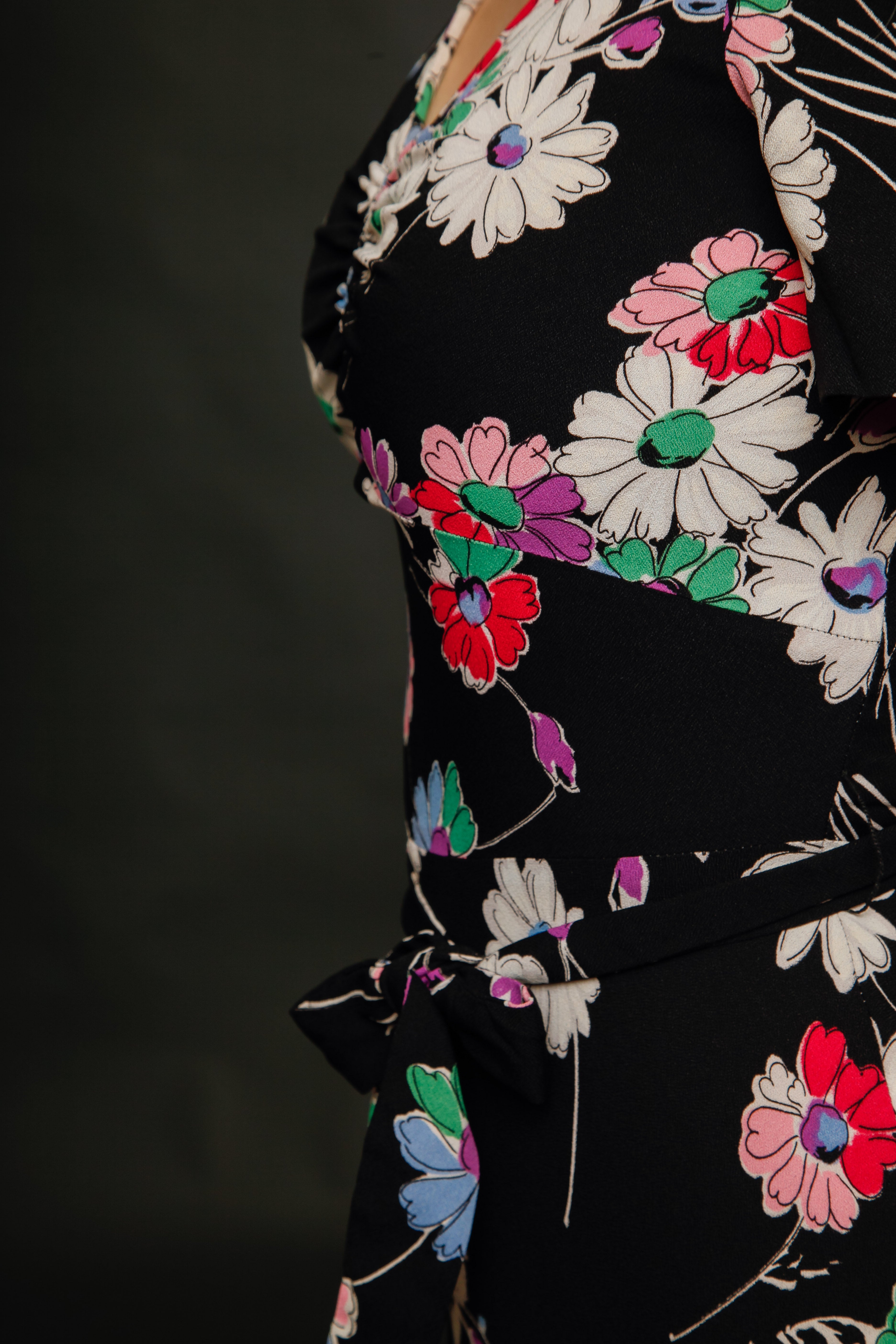 1970 French Floral Mini dress