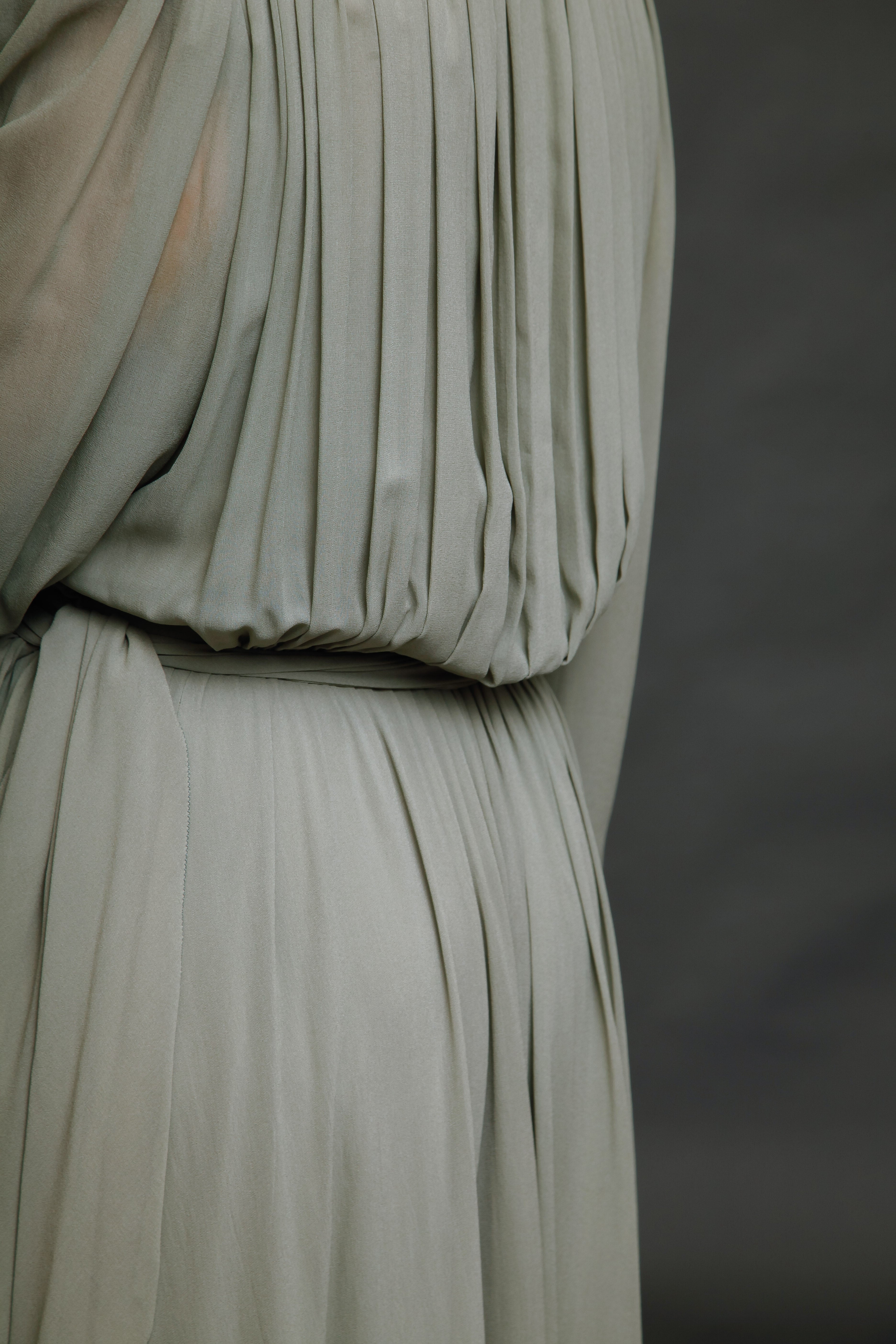 Late 70s Jean-Louis Scherrer Evening Gown