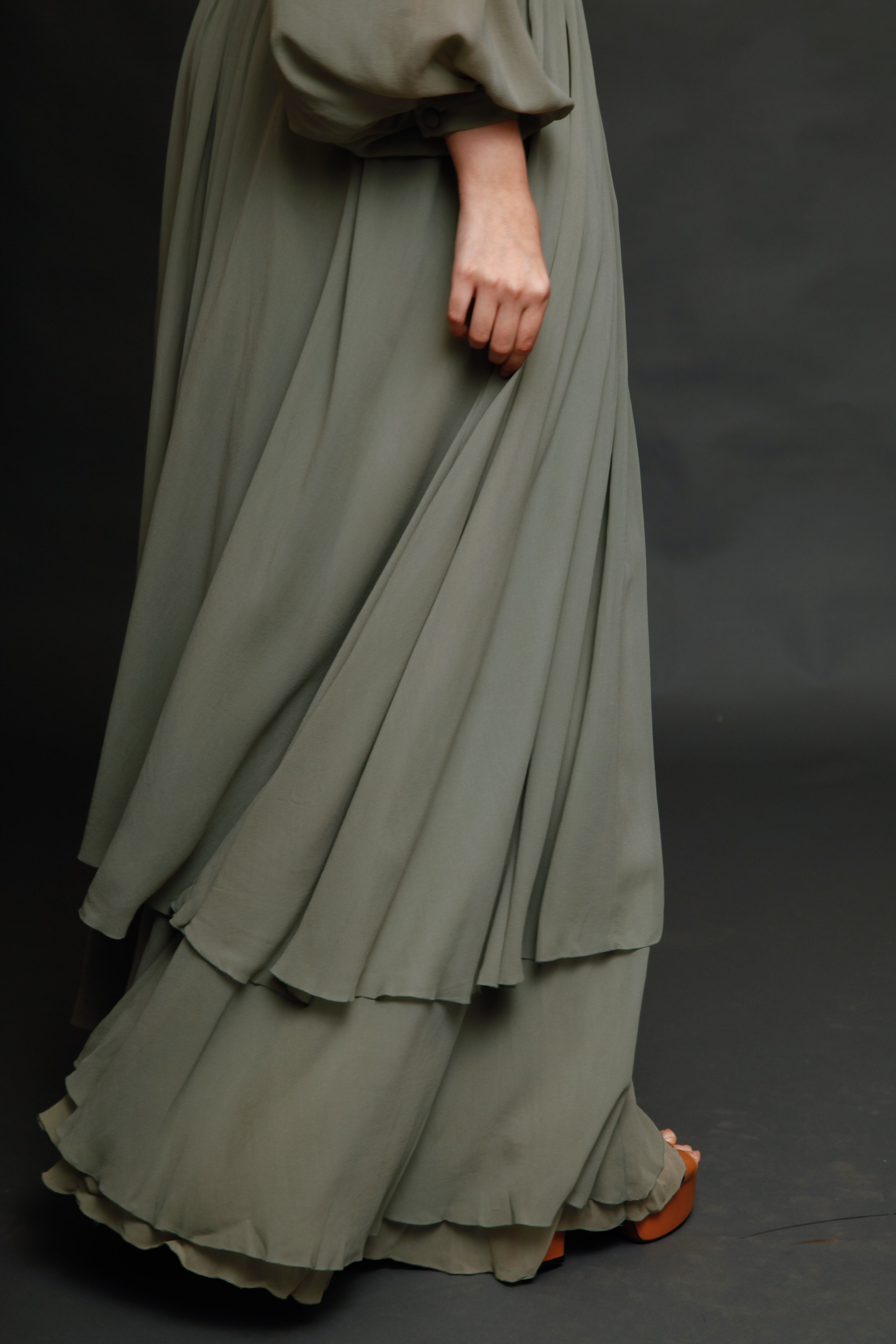 Late 70s Jean-Louis Scherrer Evening Gown