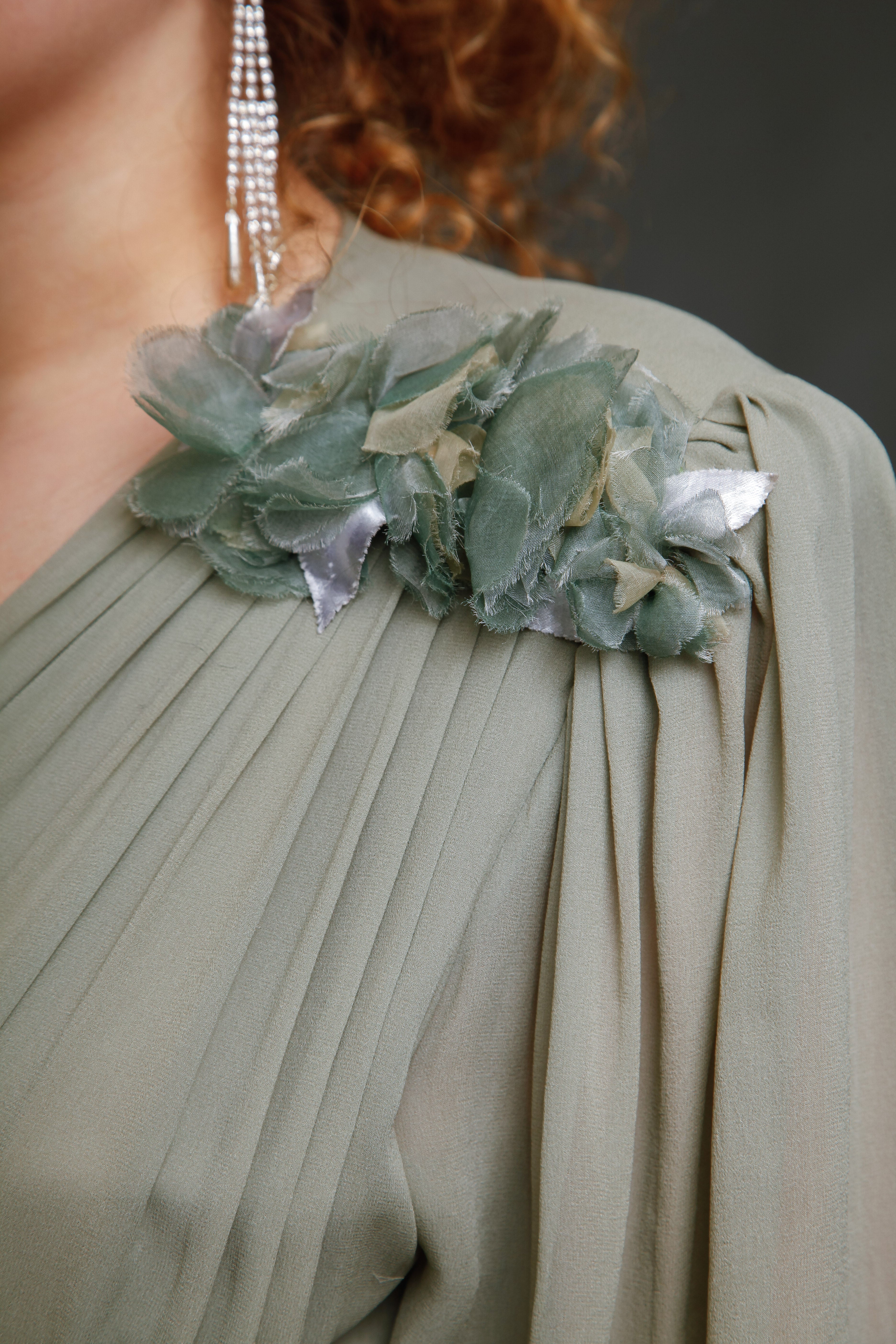 Late 70s Jean-Louis Scherrer Evening Gown