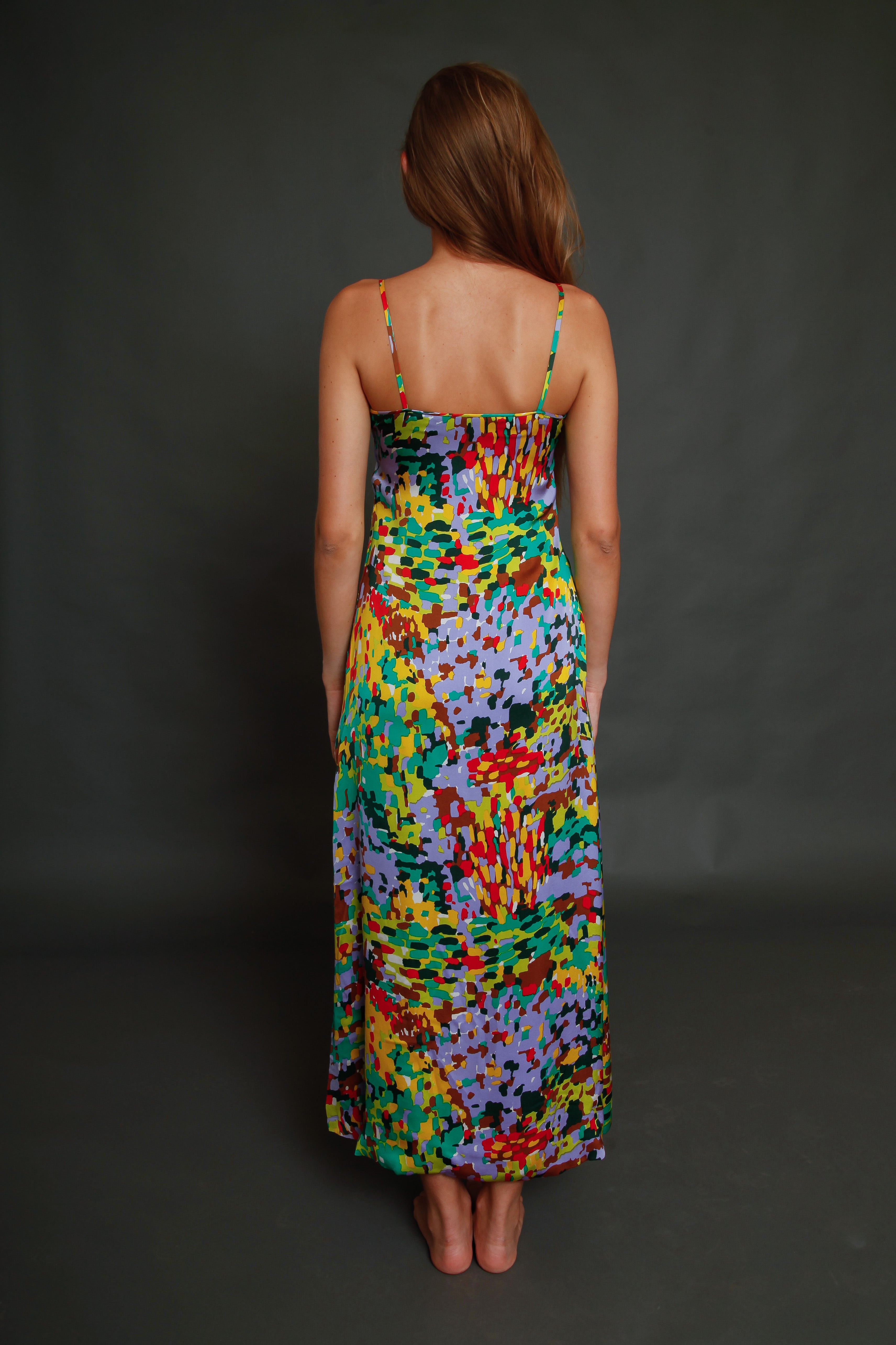 Galanos for Amelia Gray Silk Slip Dress