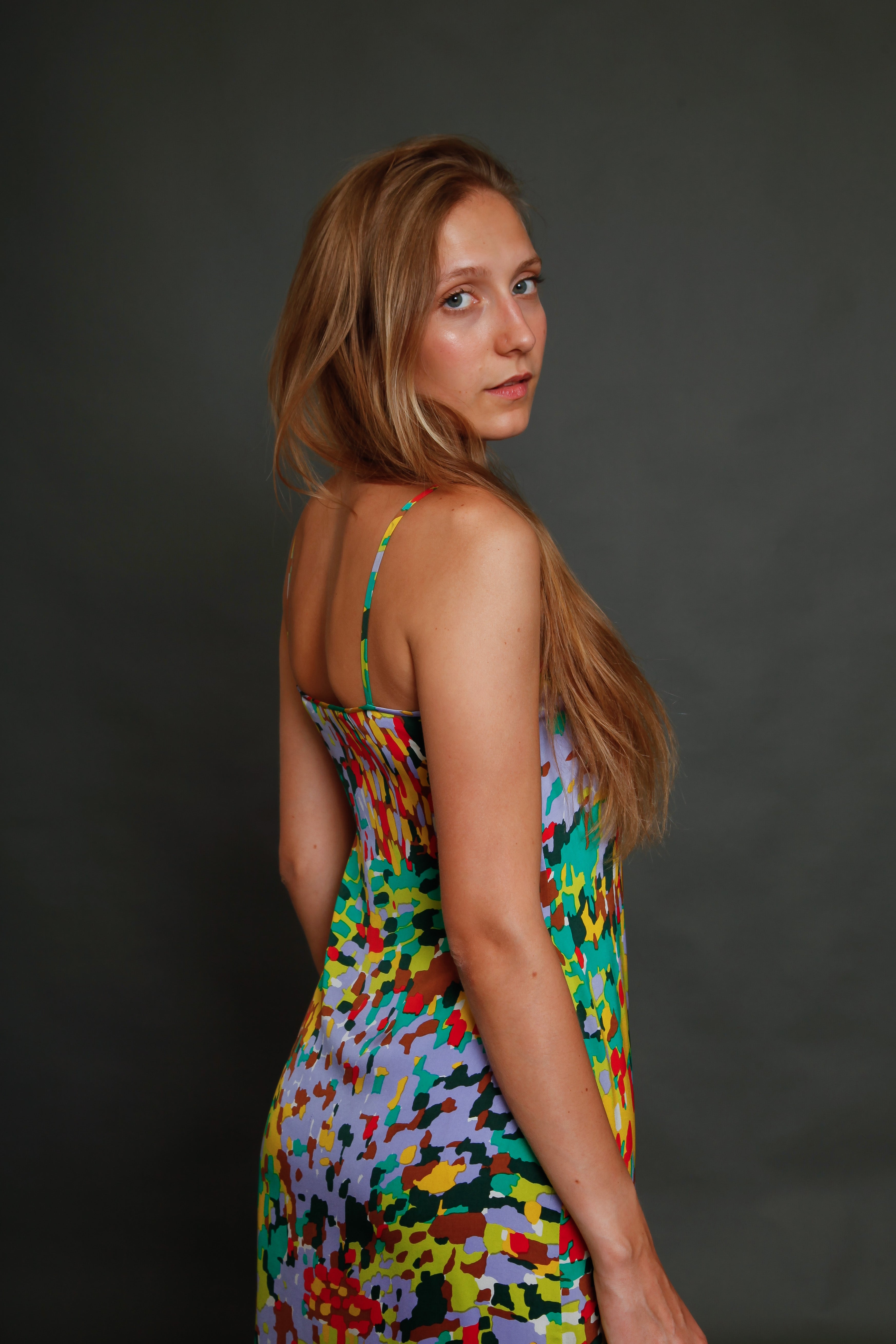 Galanos for Amelia Gray Silk Slip Dress