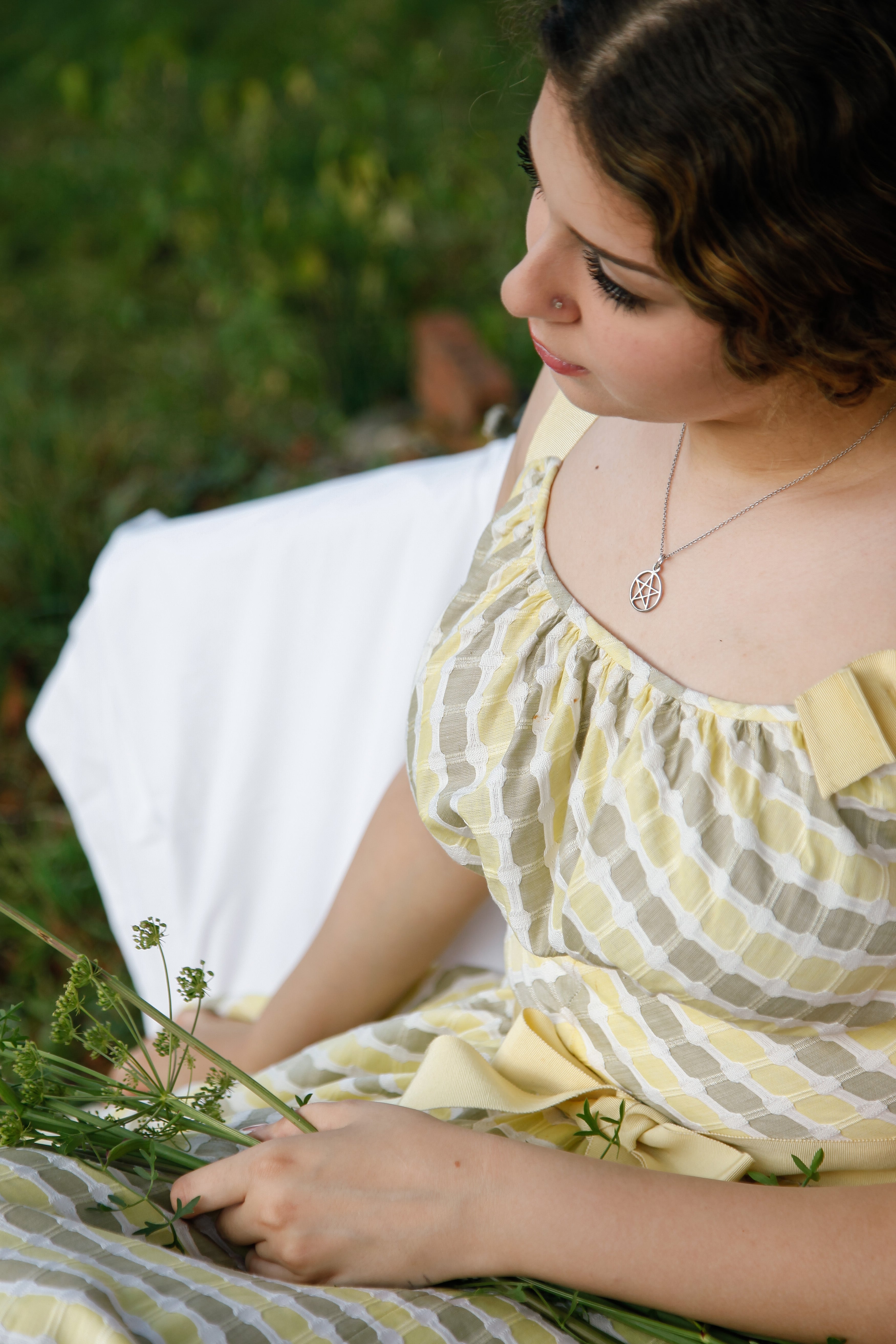 50s Tailored Cotton Jacquard Sundress