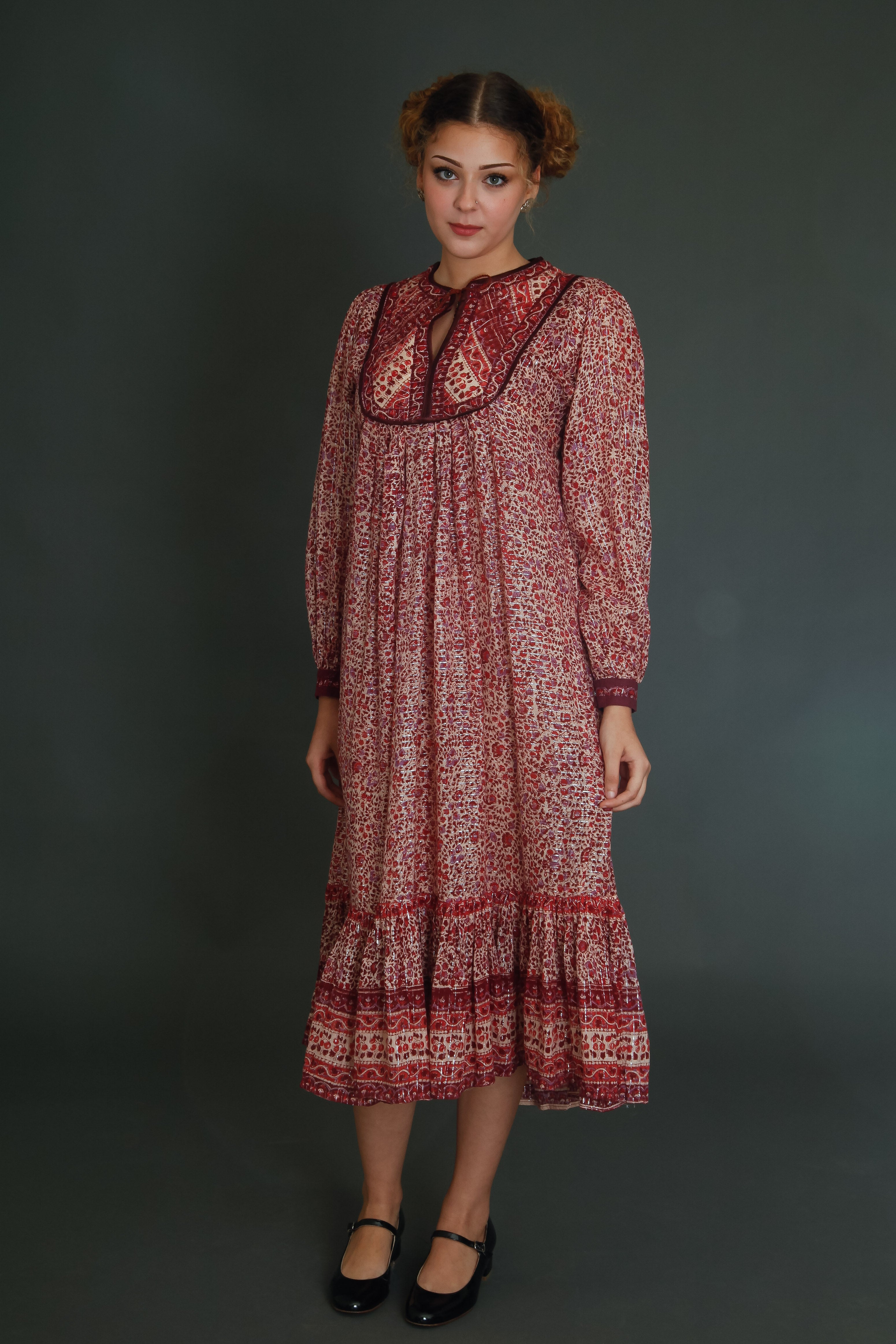 Late 70s Indian Gauze Dress