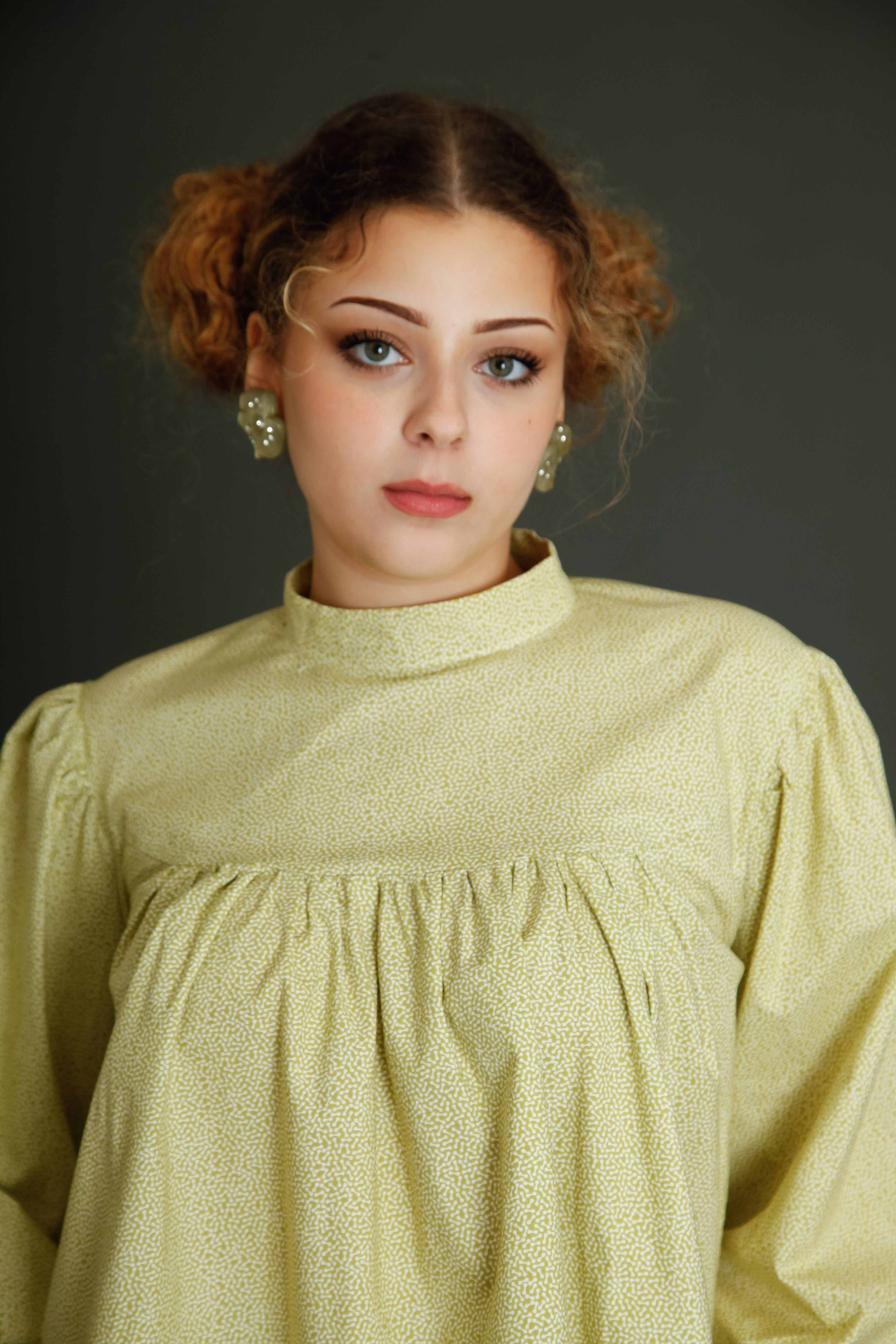1980 Theatrical Cotton Blouse