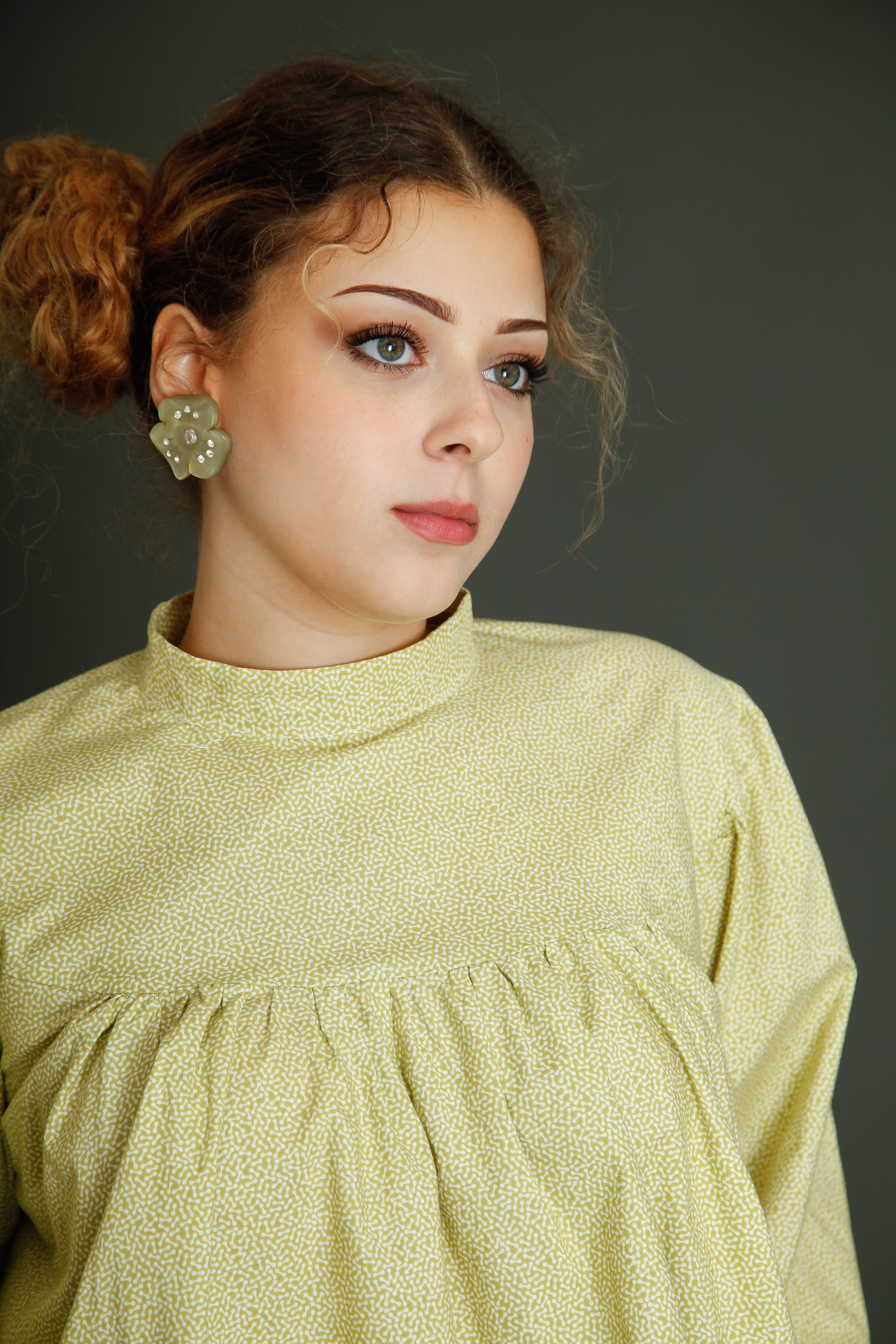 1980 Theatrical Cotton Blouse