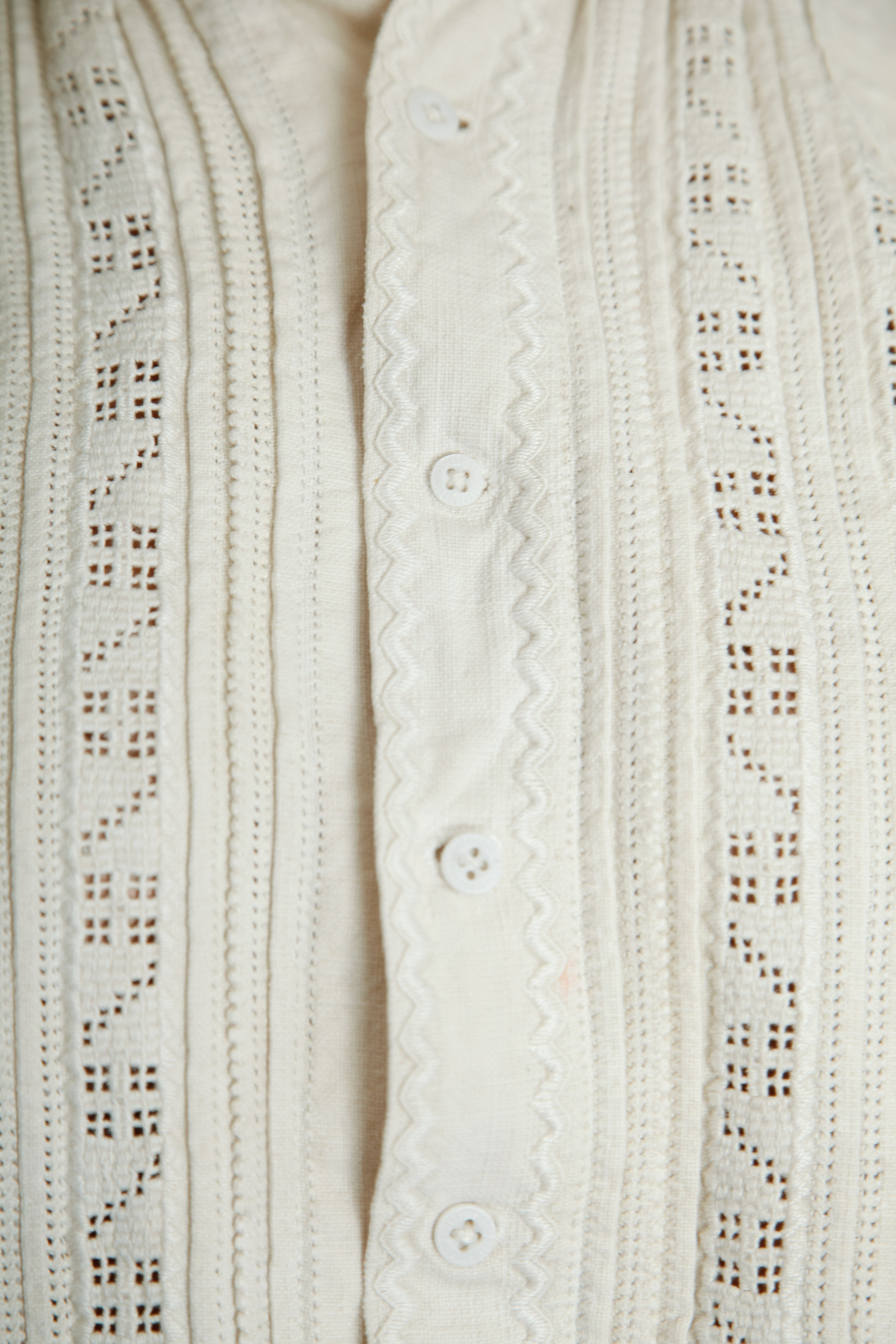 1930 Romanian Embroidered Folk Blouse