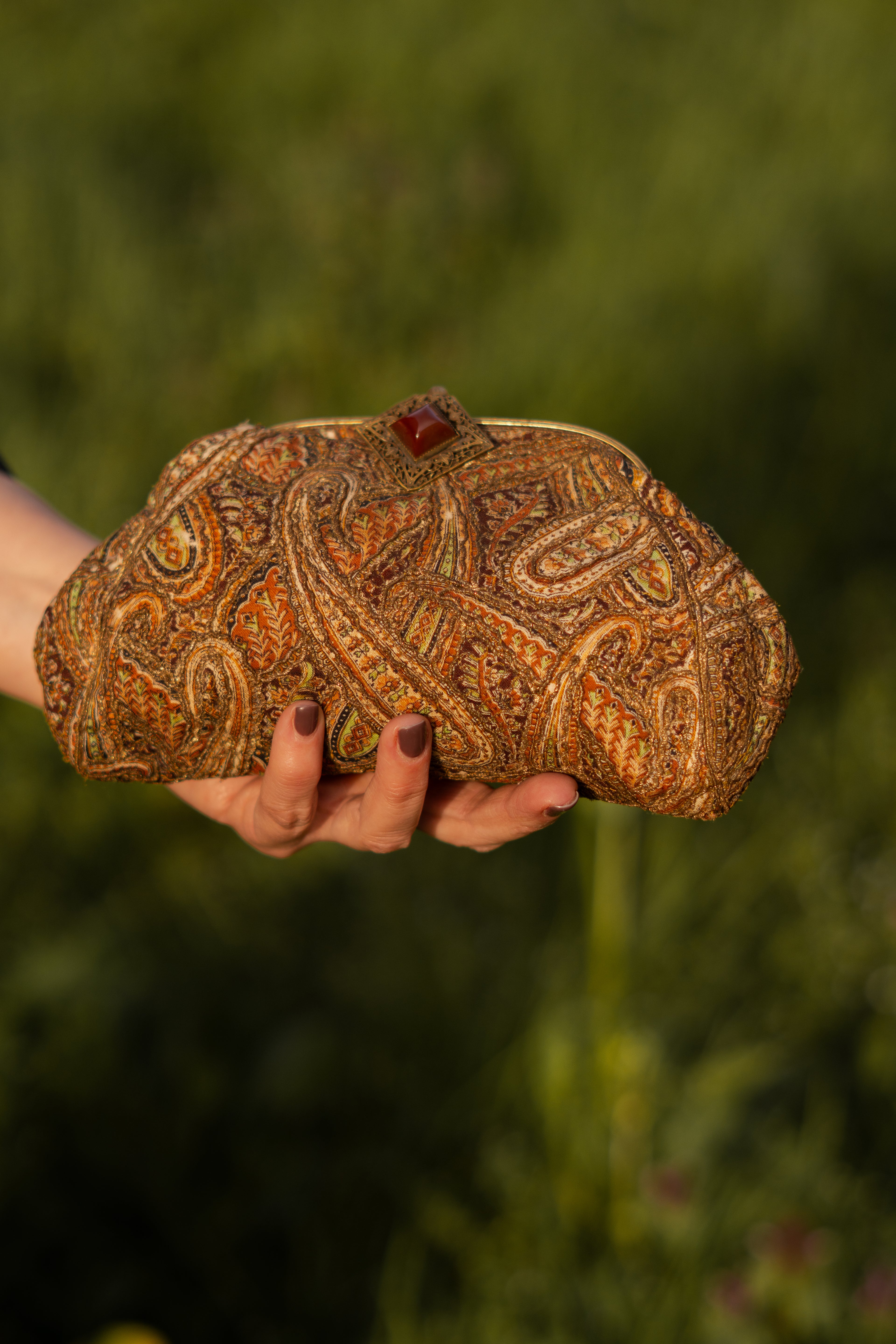 1930 Evening Clutch with Pasley Motifs