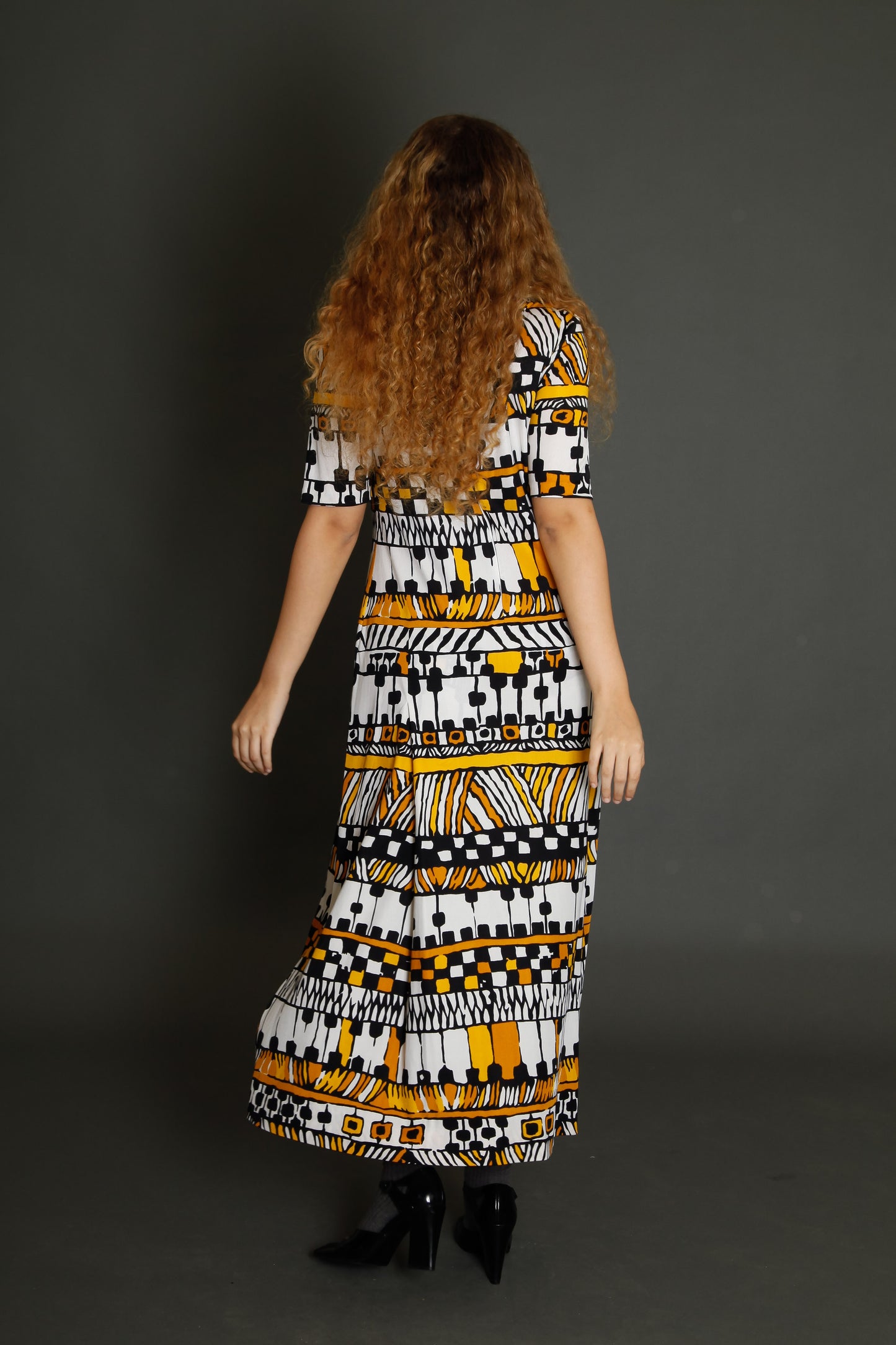 70s Tricosa Jersey Long Dress