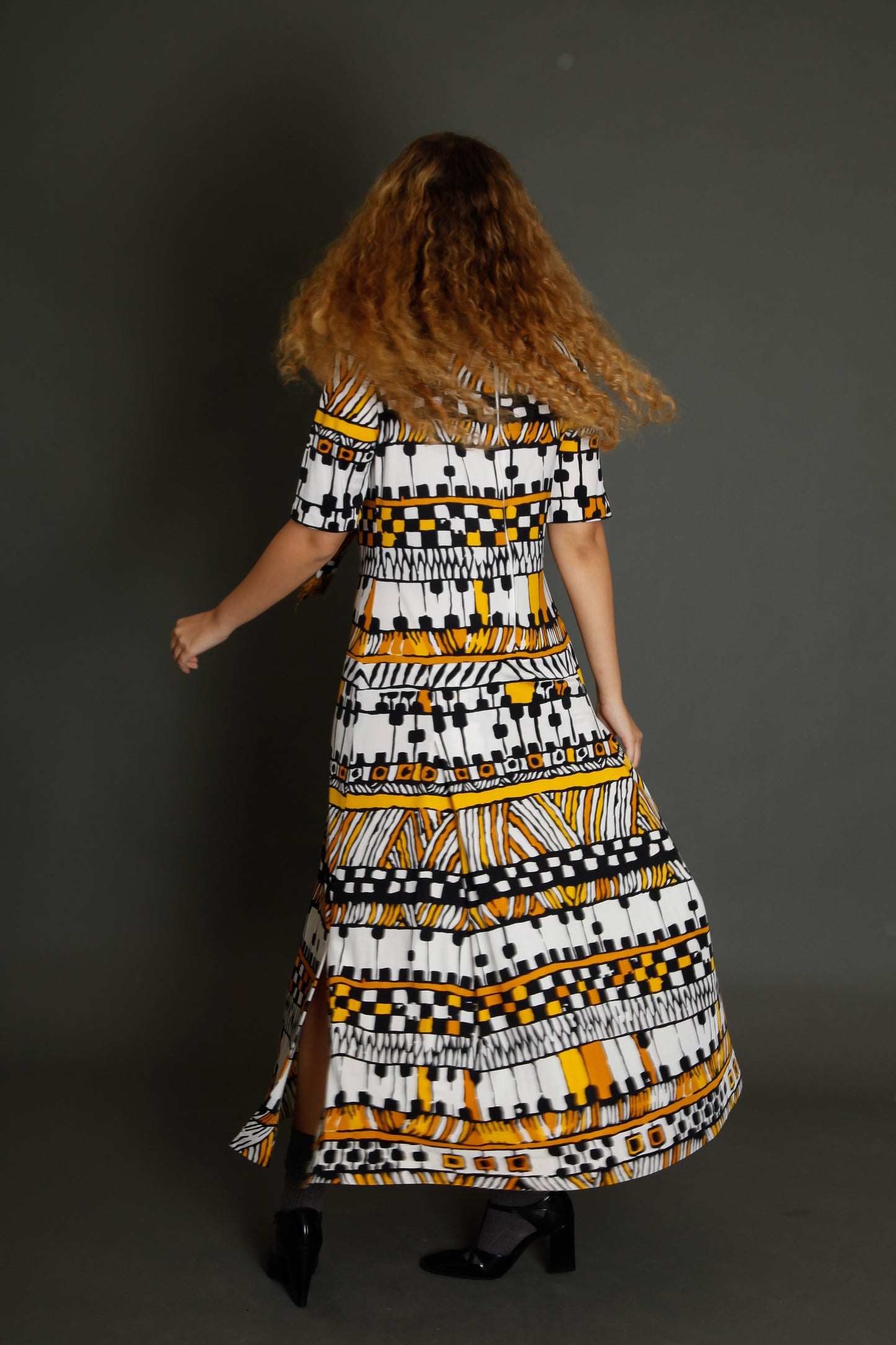 70s Tricosa Jersey Long Dress
