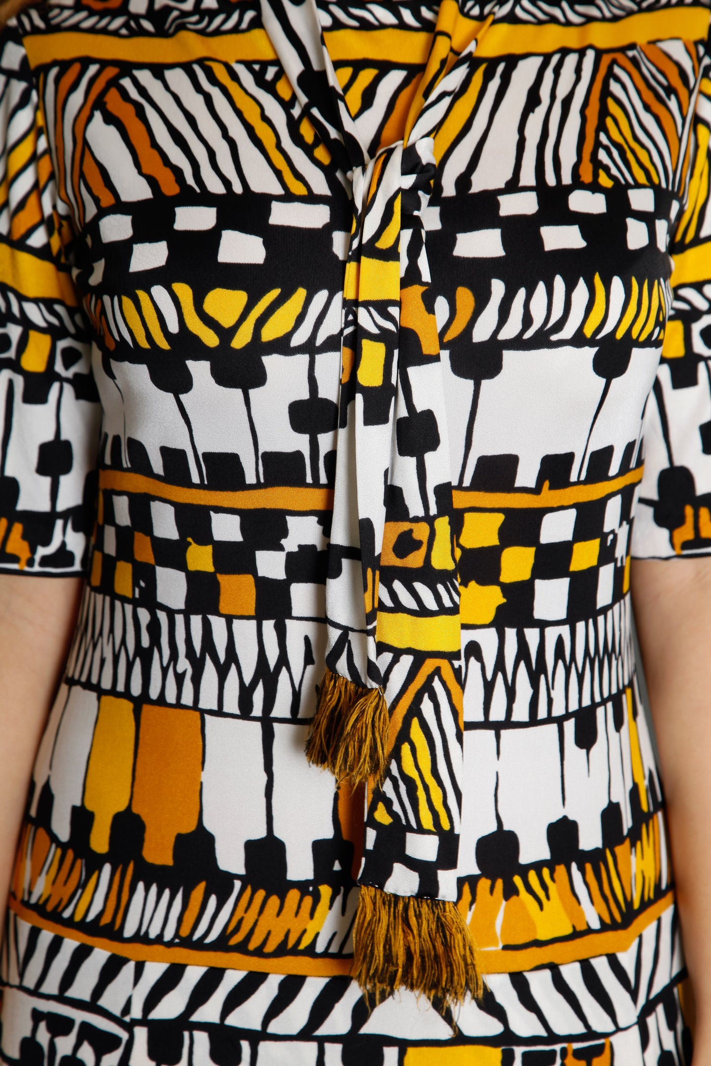 70s Tricosa Jersey Long Dress