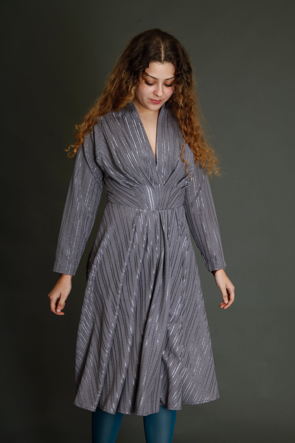 Schubette 70s Jersey Disco Diva Dress