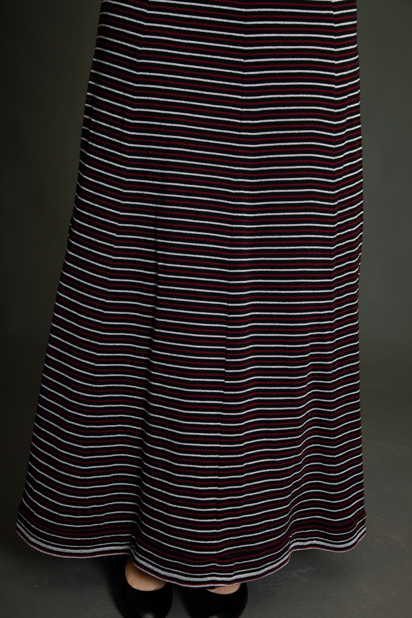 1970 Wool and Lurex Maxi Dress