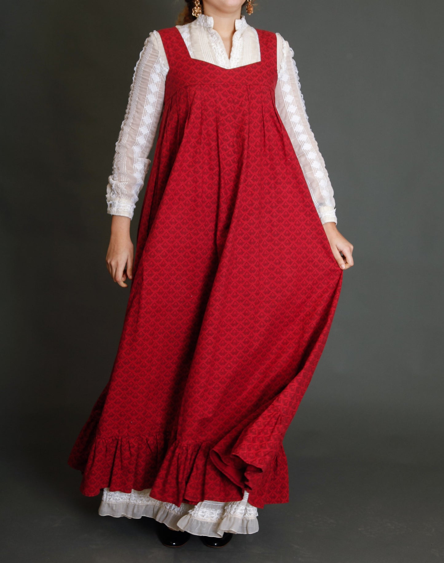 Early Laura Ashley Prairie Dress
