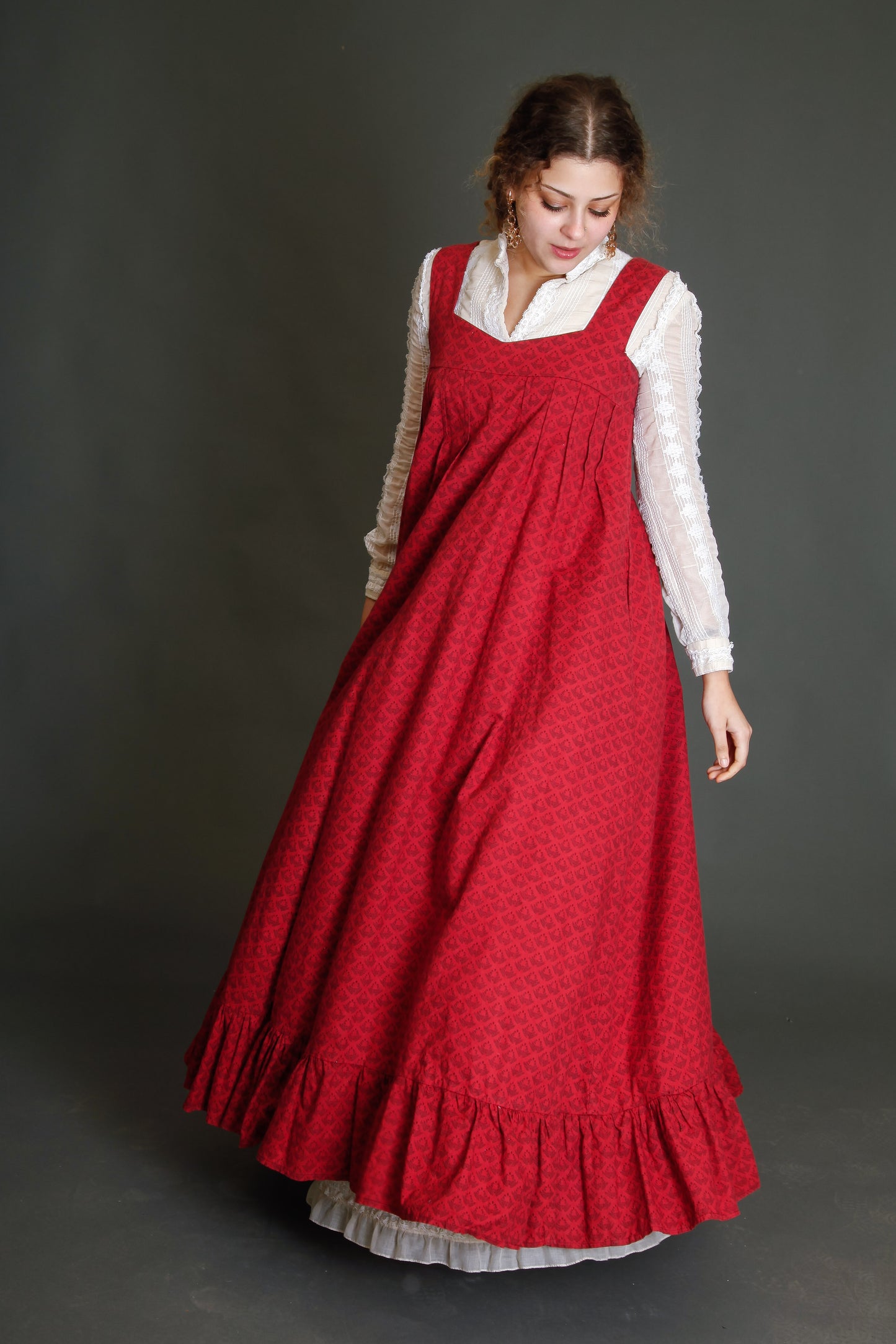 Early Laura Ashley Prairie Dress