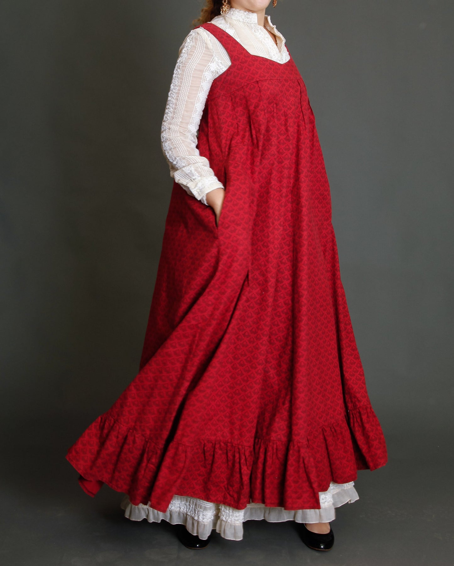 Early Laura Ashley Prairie Dress