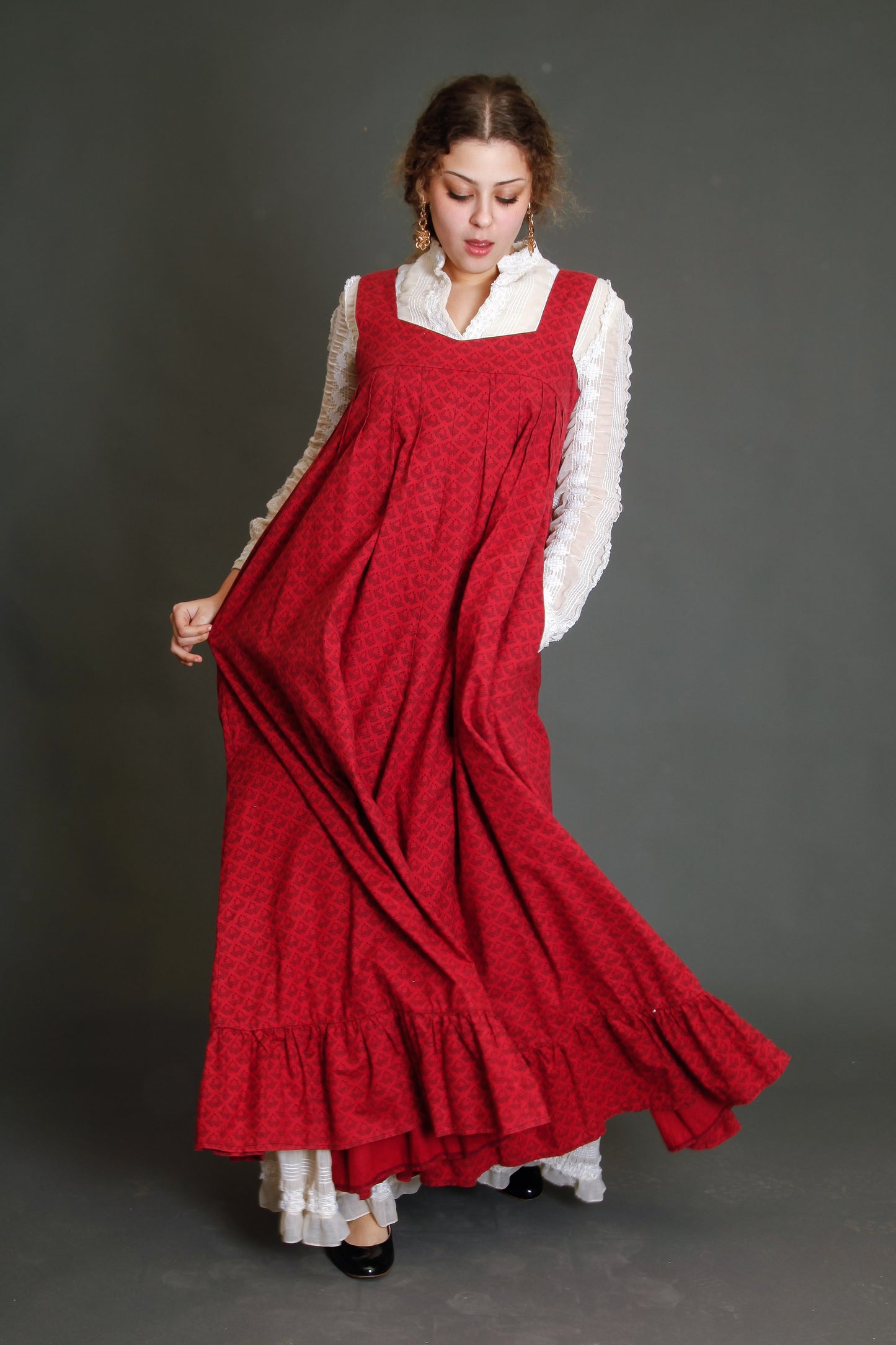 Early Laura Ashley Prairie Dress