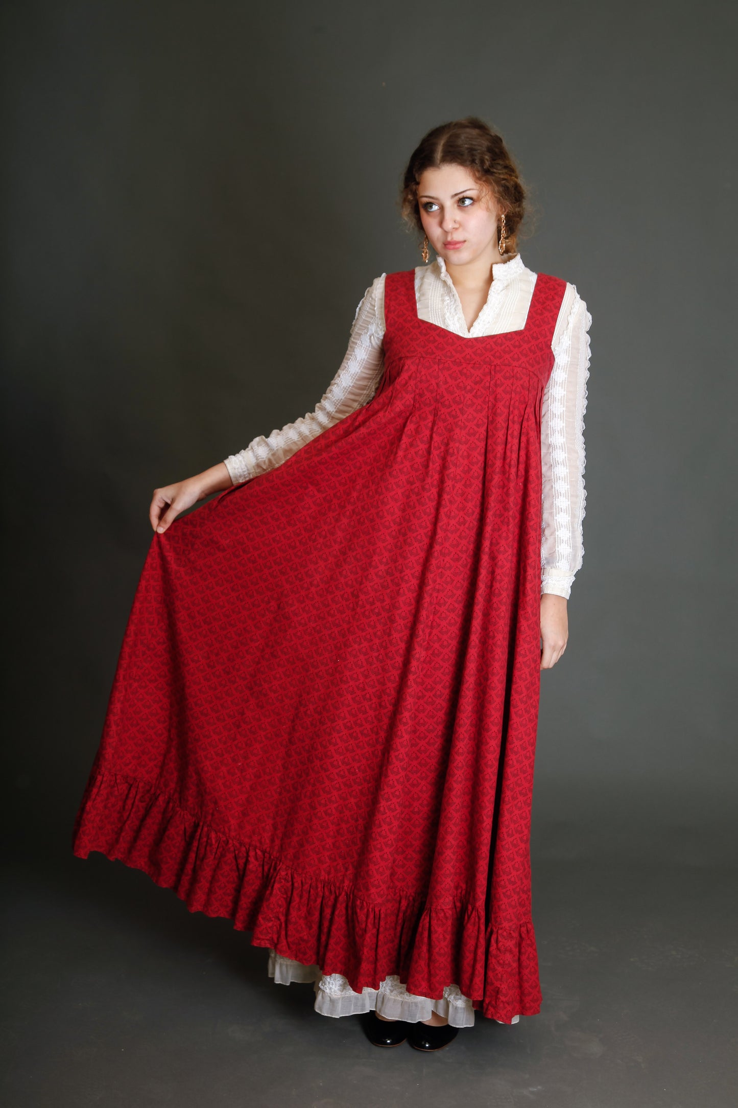 Early Laura Ashley Prairie Dress