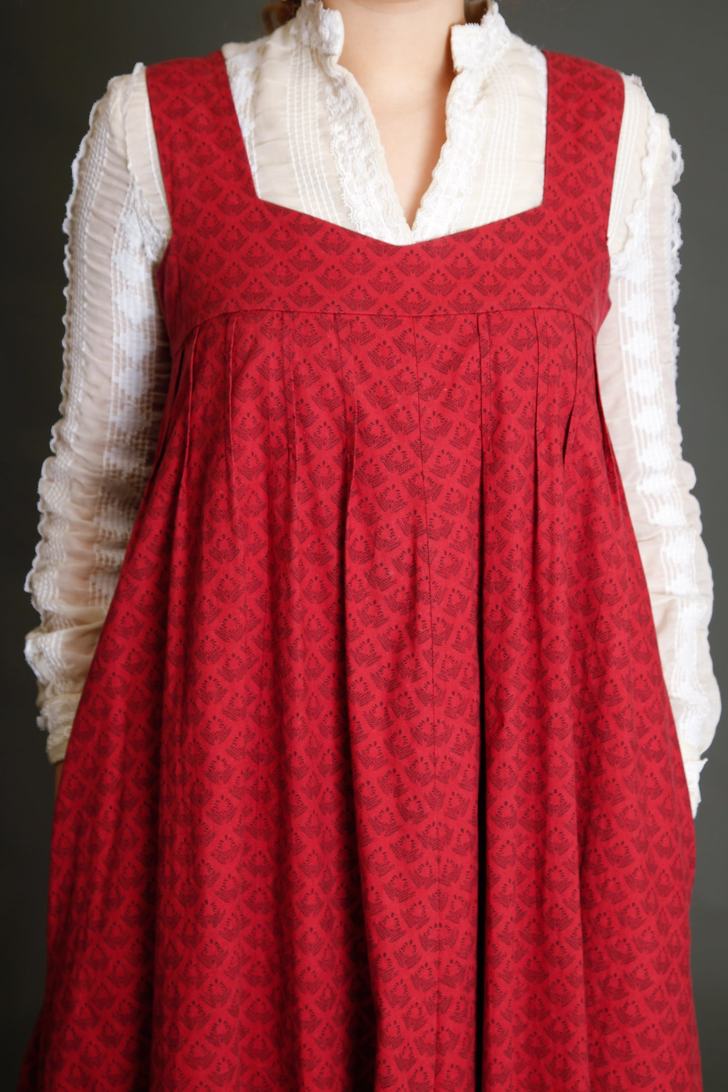 Early Laura Ashley Prairie Dress