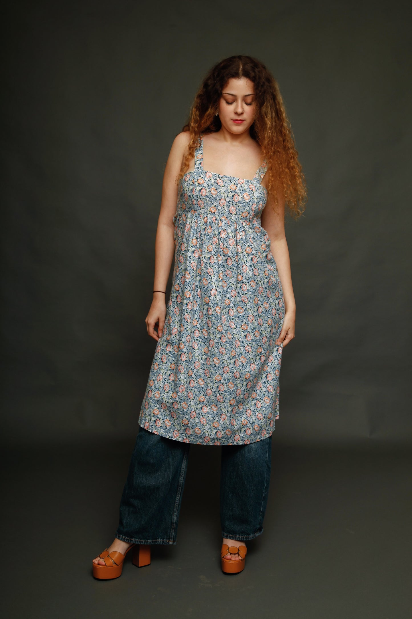 1970 Liberty Print Sundress