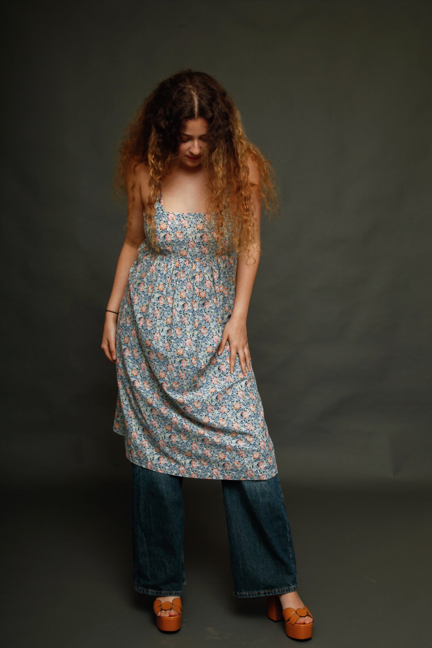 1970 Liberty Print Sundress