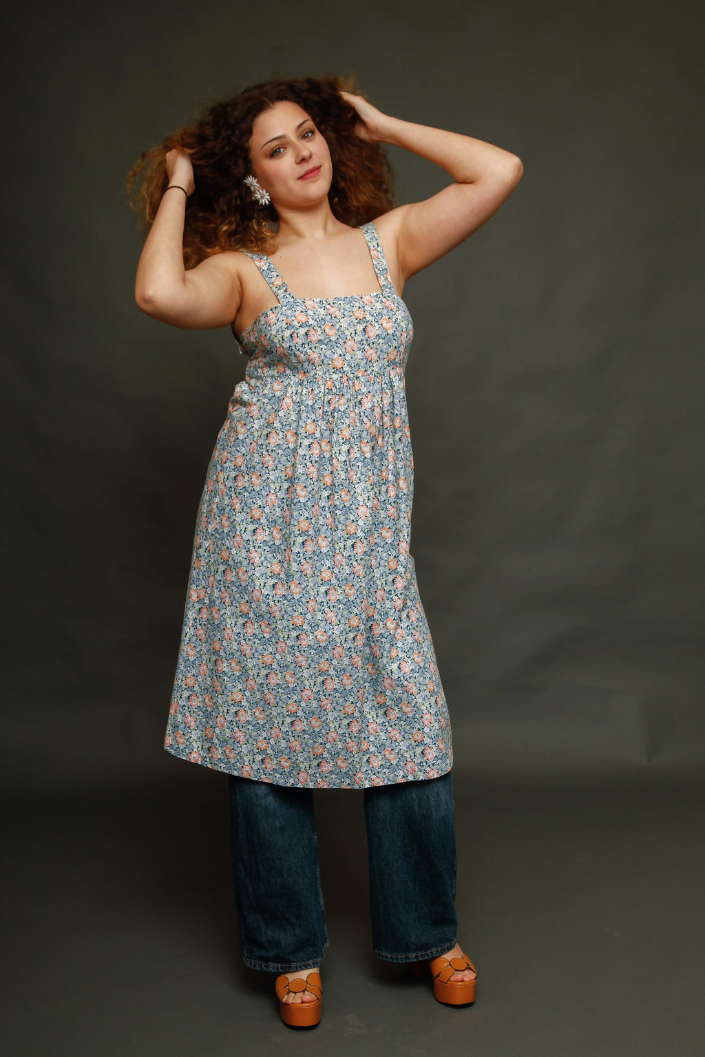 1970 Liberty Print Sundress
