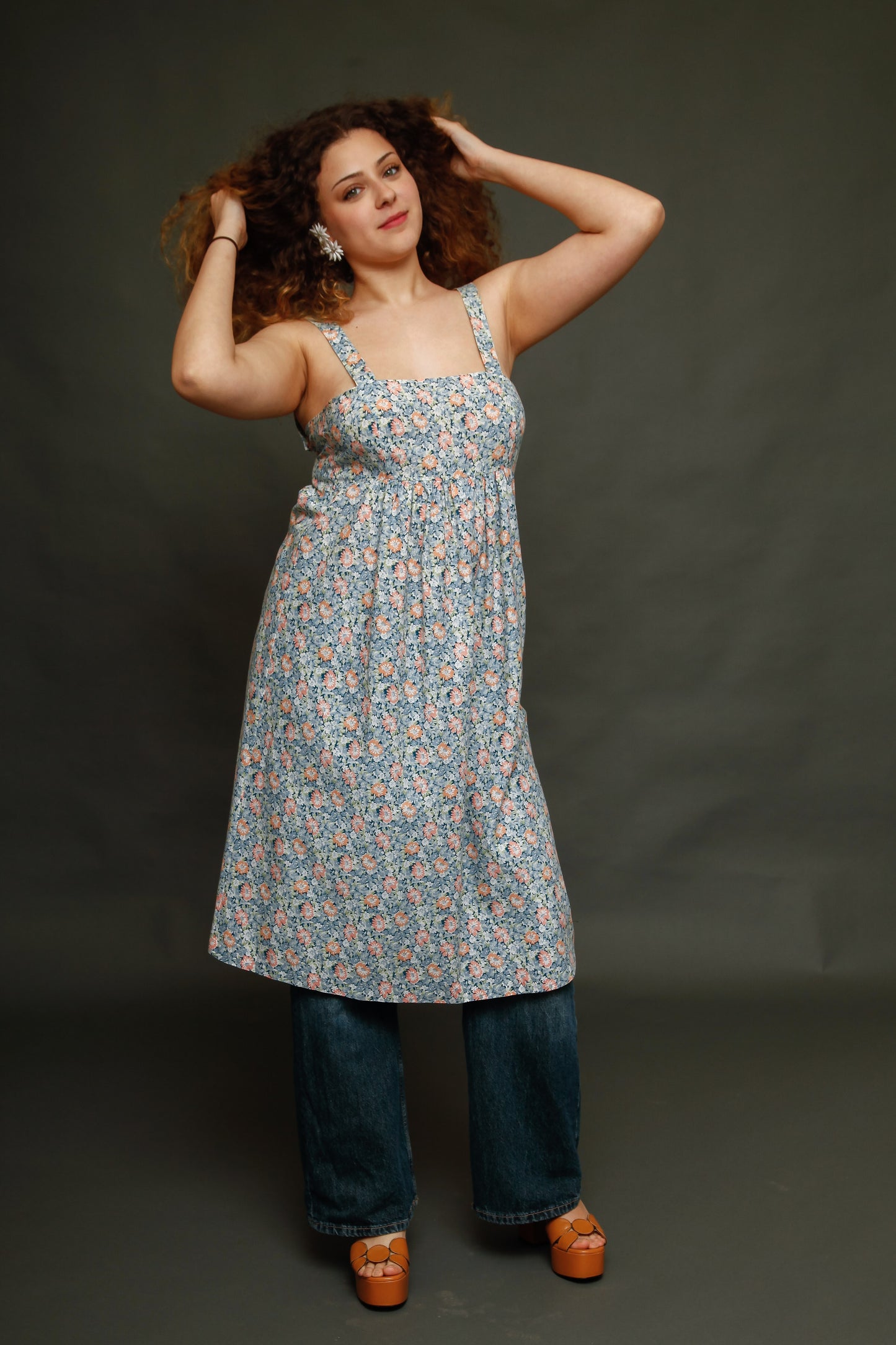 1970 Liberty Print Sundress