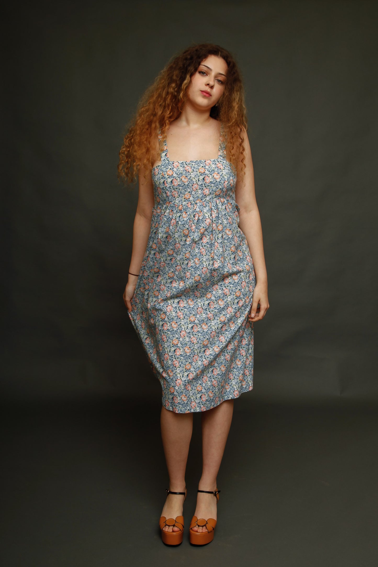 1970 Liberty Print Sundress