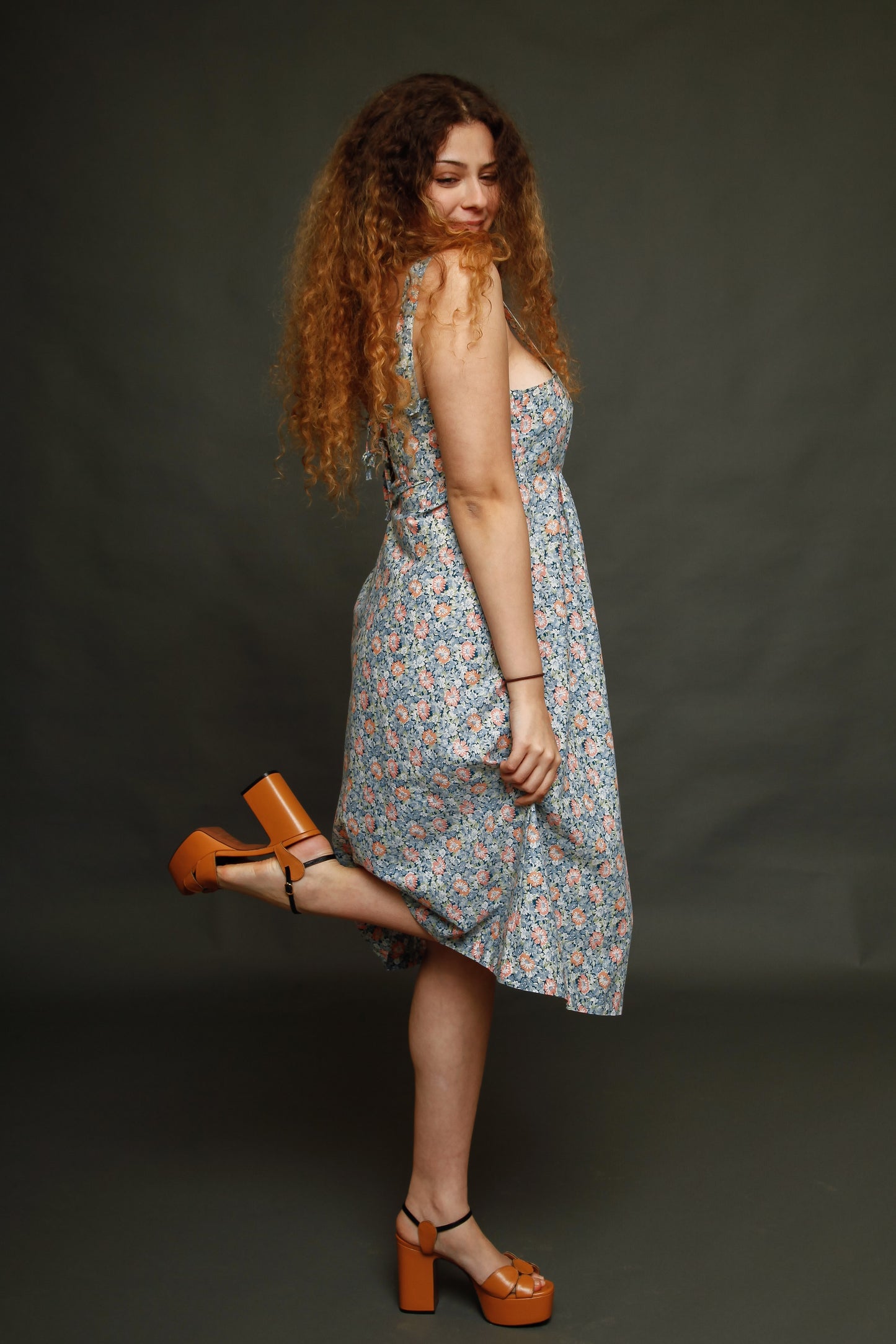 1970 Liberty Print Sundress