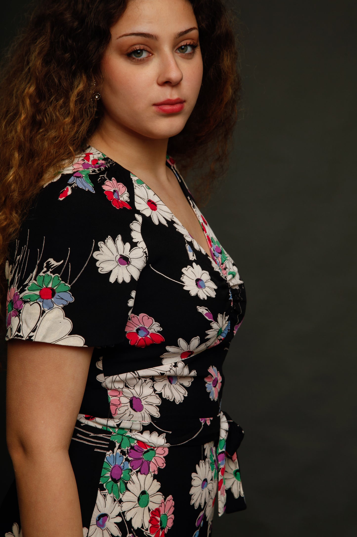 1970 French Floral Mini dress