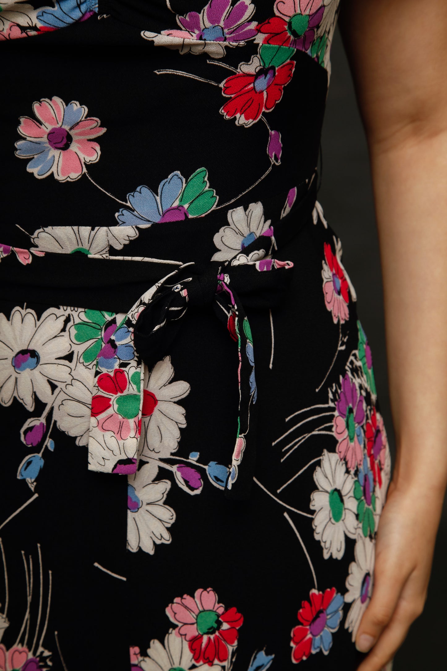 1970 French Floral Mini dress