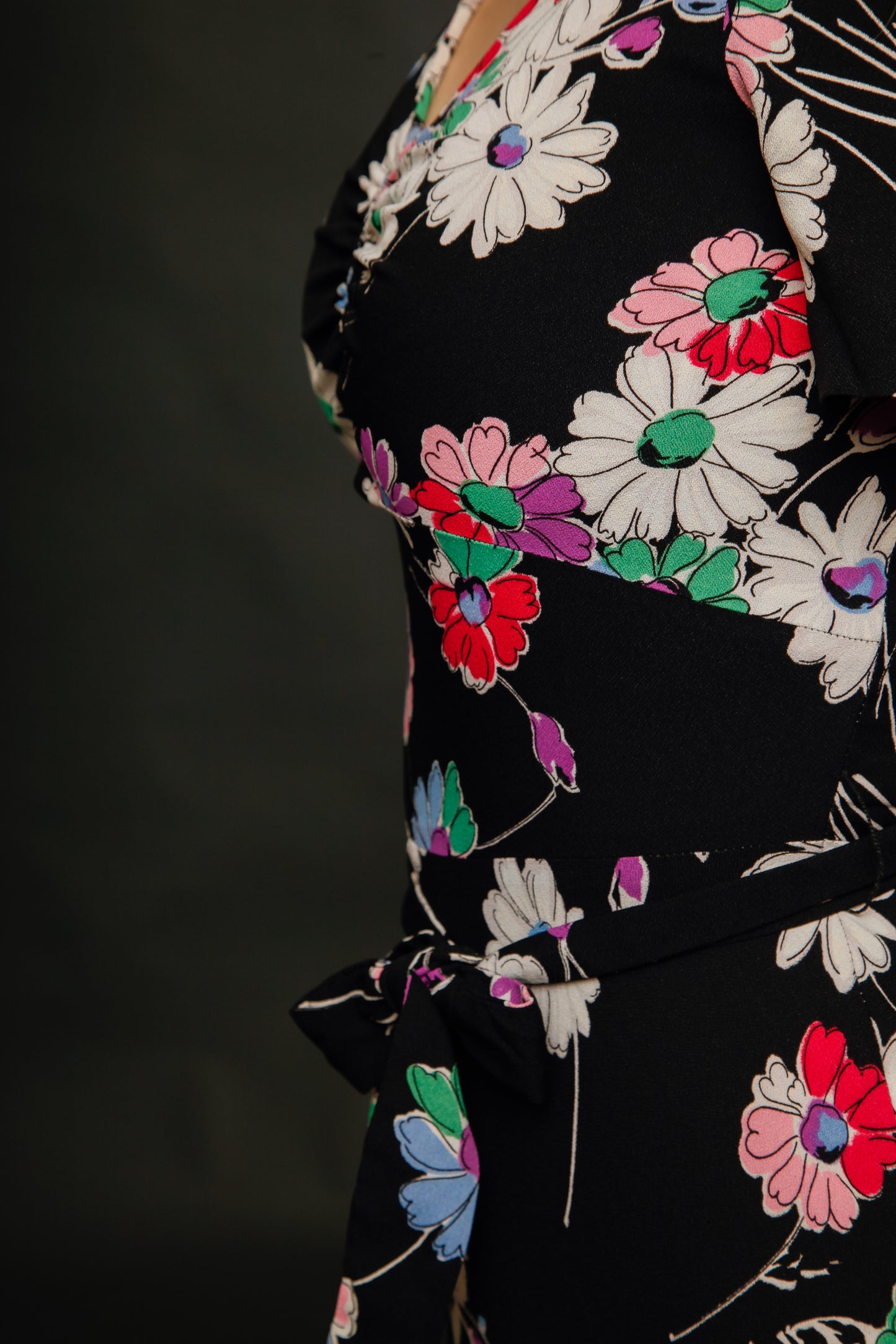1970 French Floral Mini dress