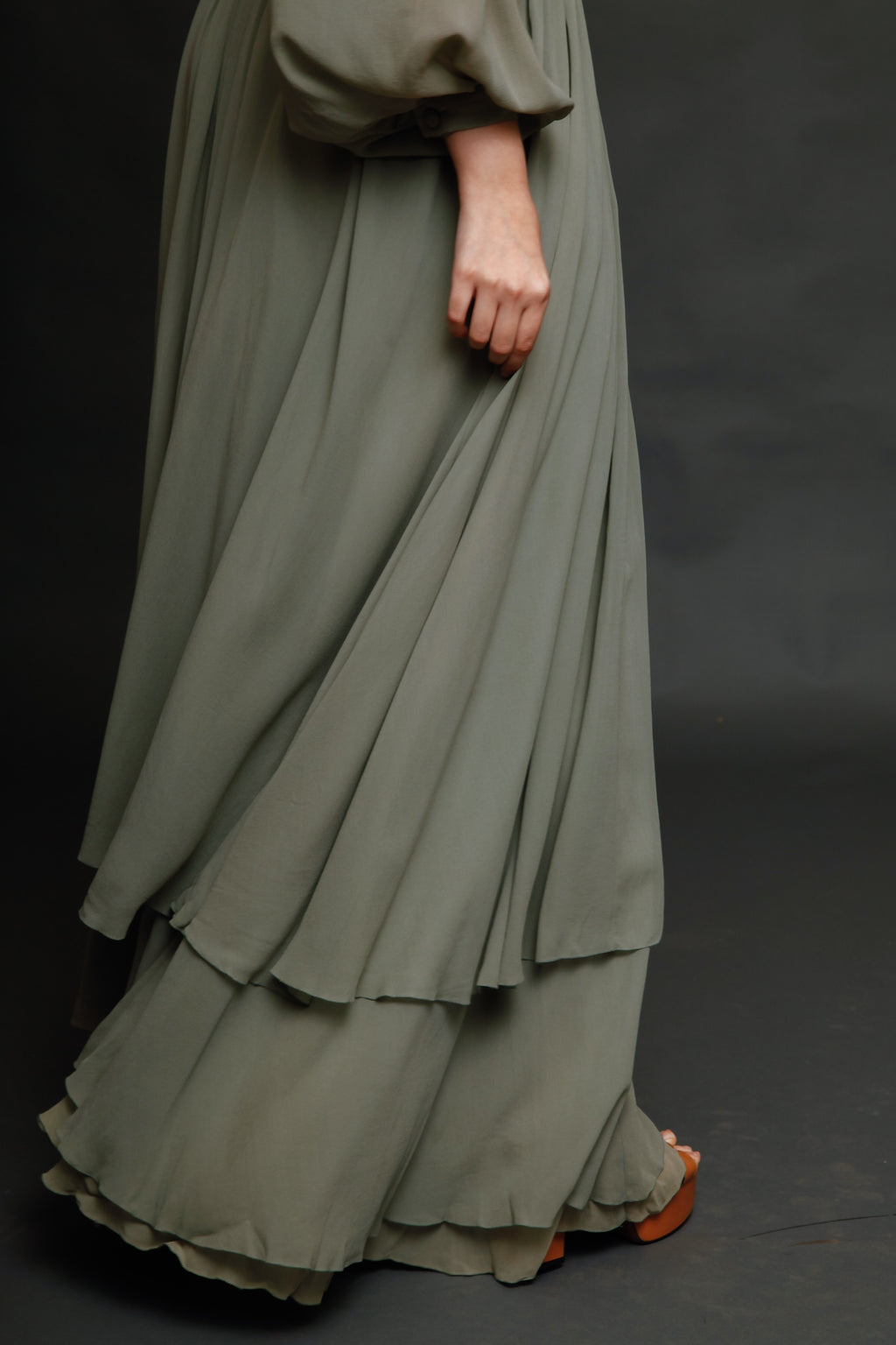 Late 70s Jean-Louis Scherrer Evening Gown