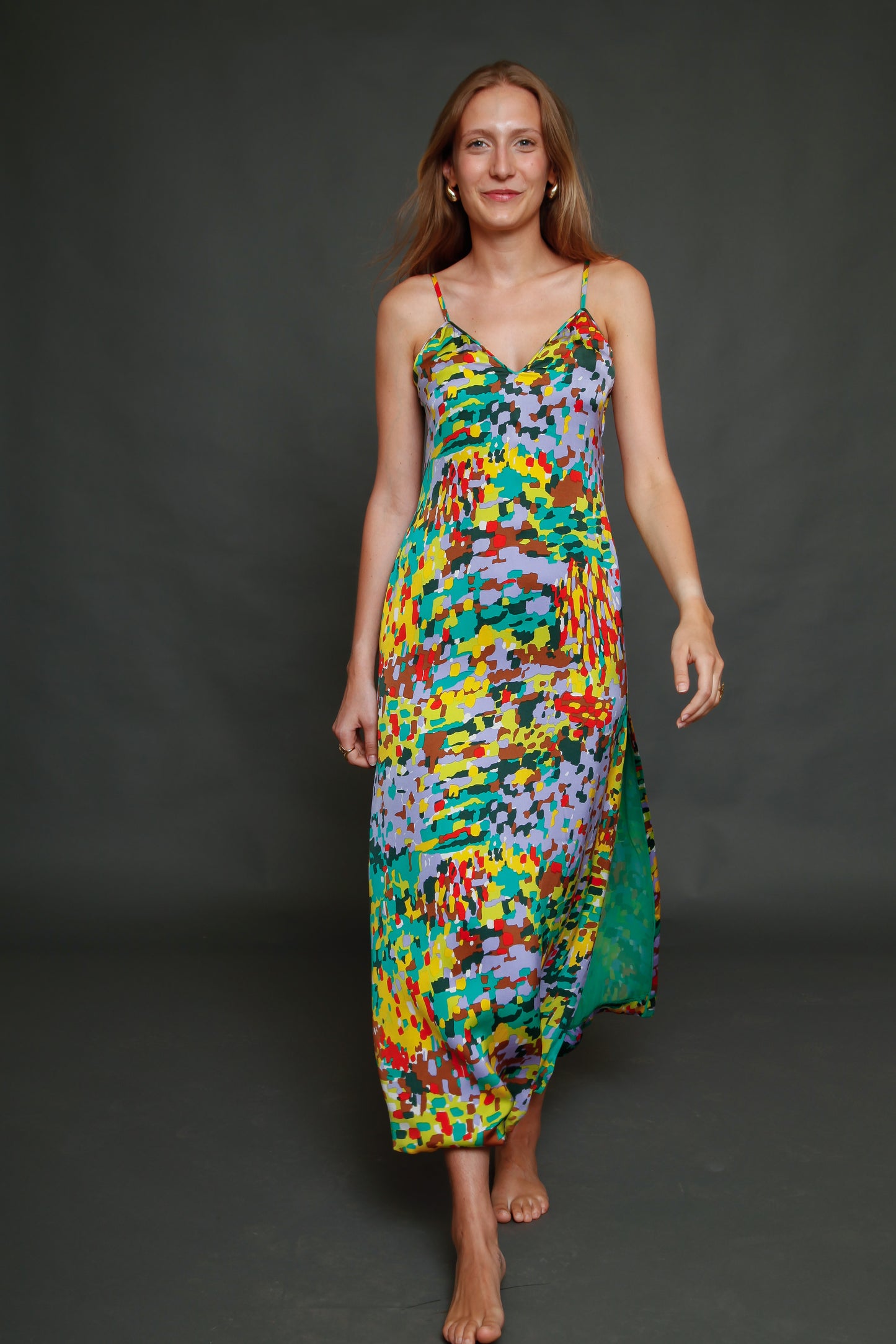 Galanos for Amelia Gray Silk Slip Dress