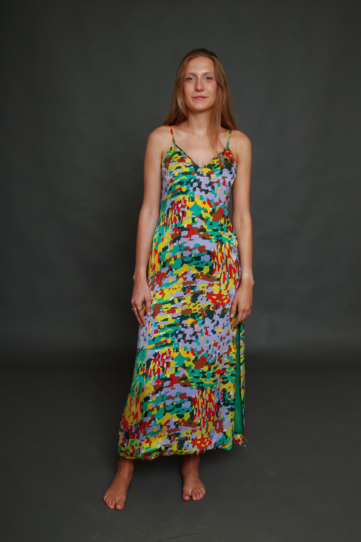 Galanos for Amelia Gray Silk Slip Dress