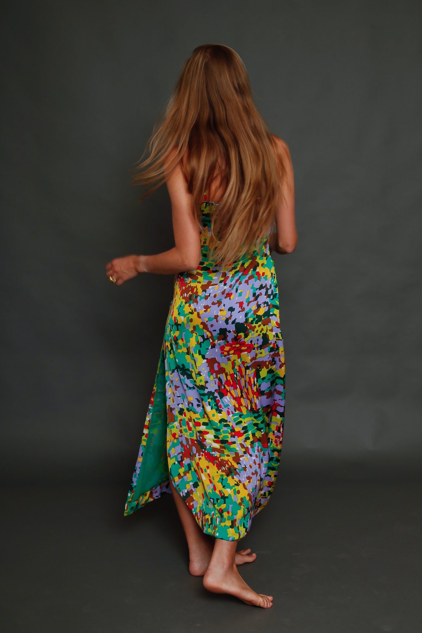 Galanos for Amelia Gray Silk Slip Dress