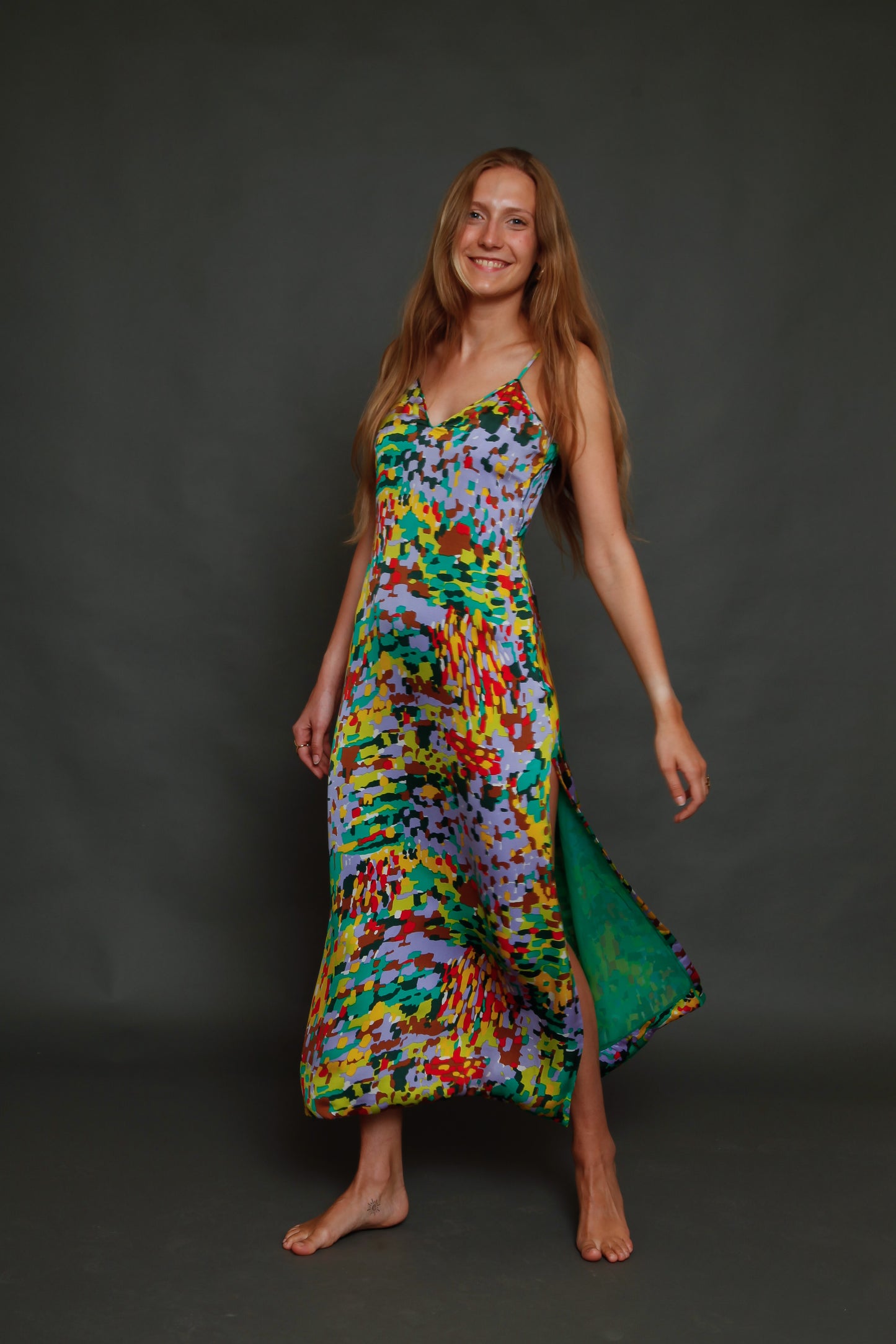 Galanos for Amelia Gray Silk Slip Dress