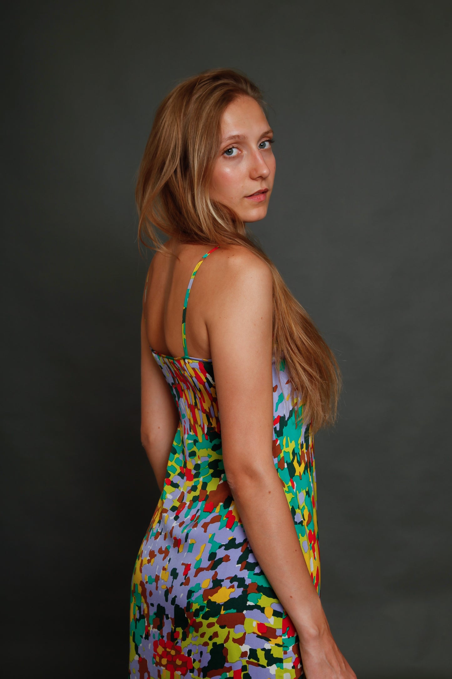 Galanos for Amelia Gray Silk Slip Dress