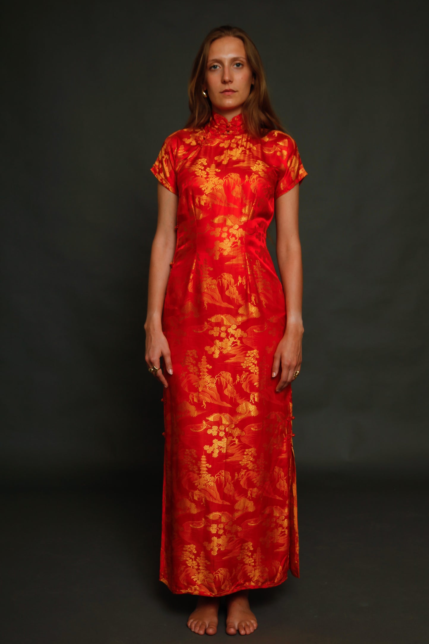 1930 Silk Cheongsam Chinese Dress