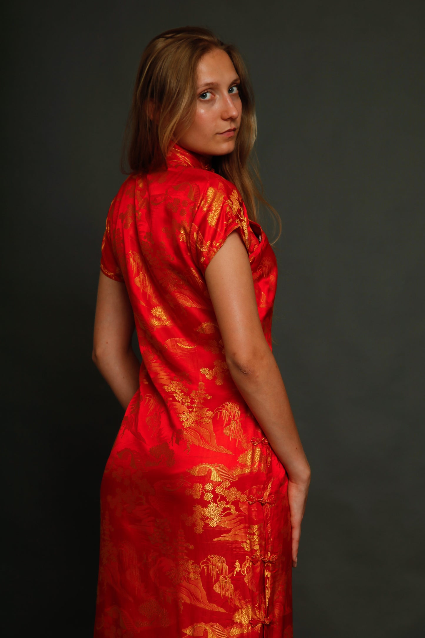 1930 Silk Cheongsam Chinese Dress